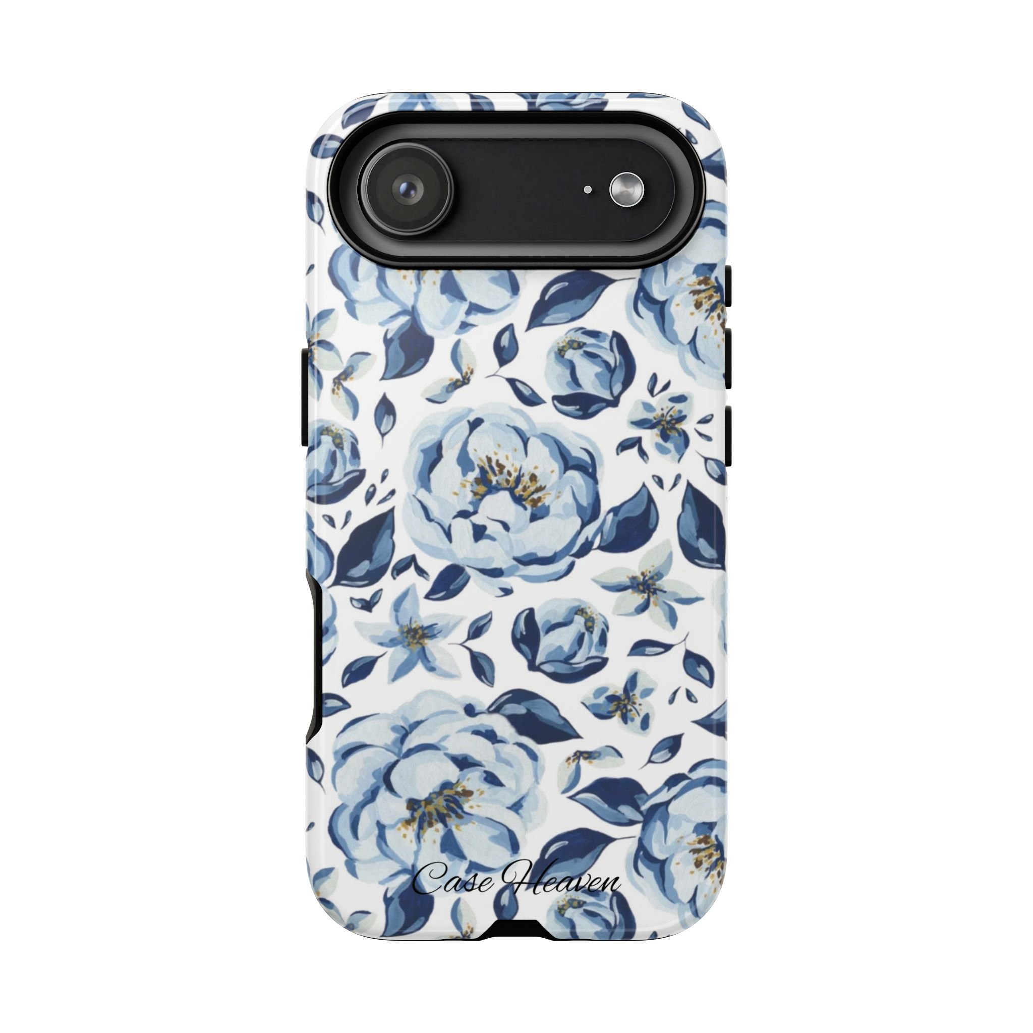 Elegant Blue Peony | Tough Phone Case