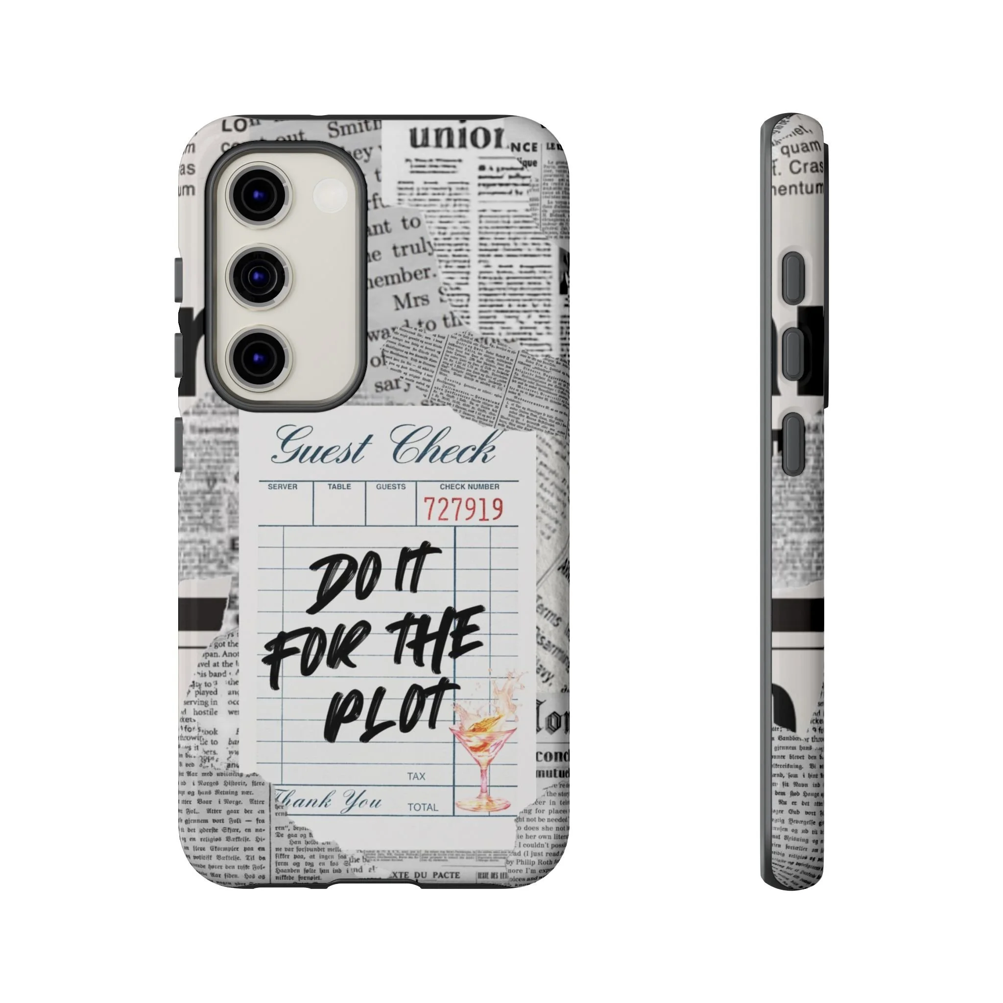Guest Check | Do It for the Plot, Tough Phone Cases