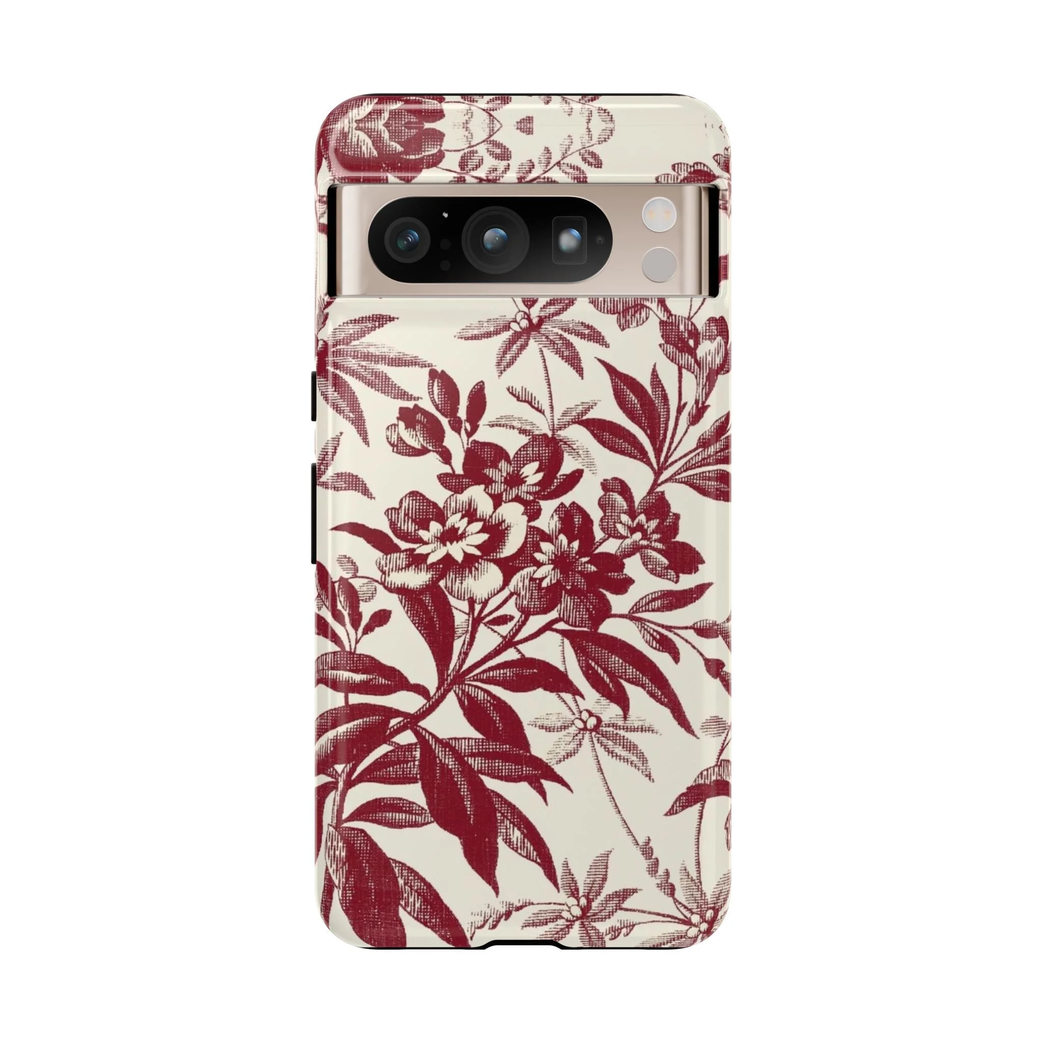 Crimson Bloom Elegance | Tough Phone Case