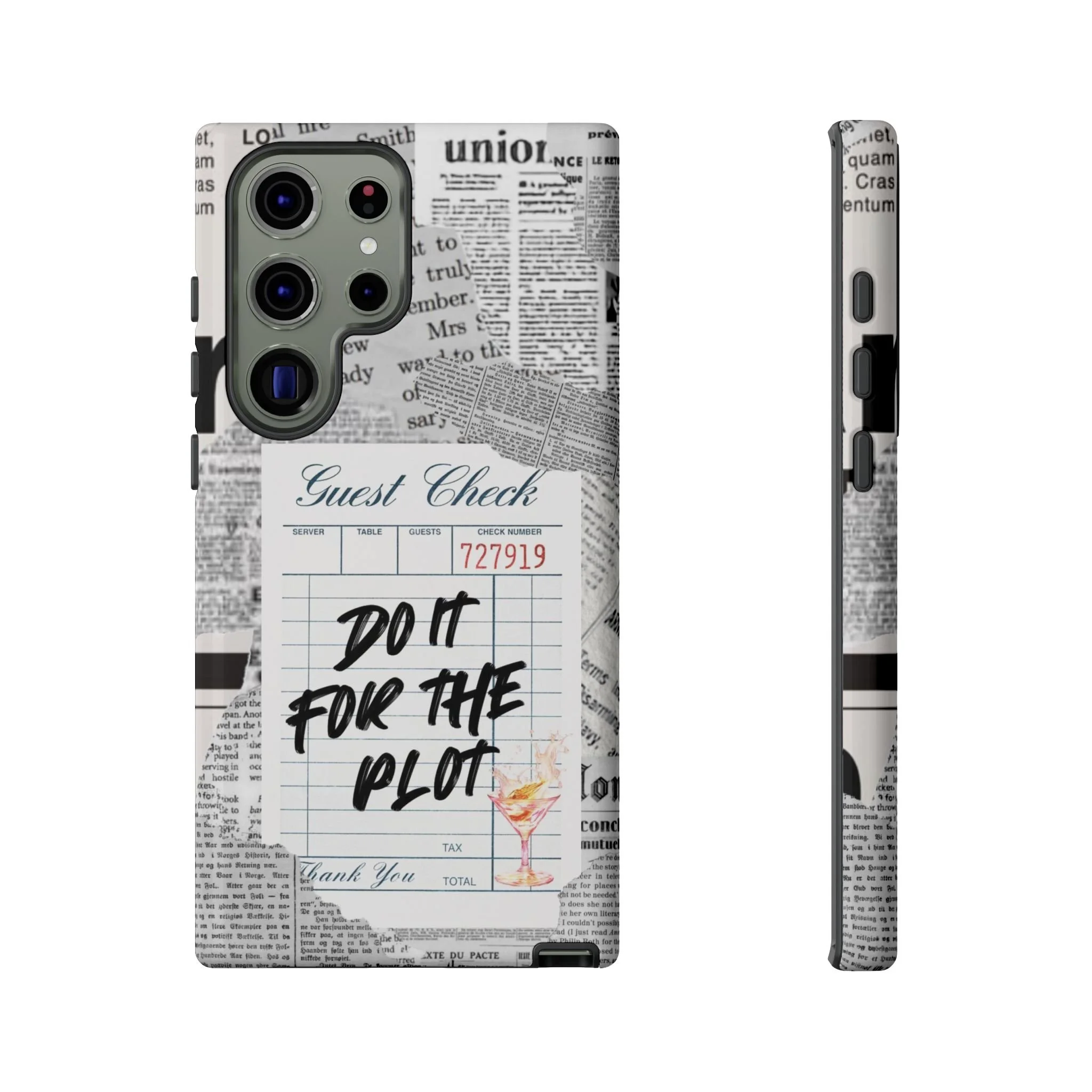 Guest Check | Do It for the Plot, Tough Phone Cases