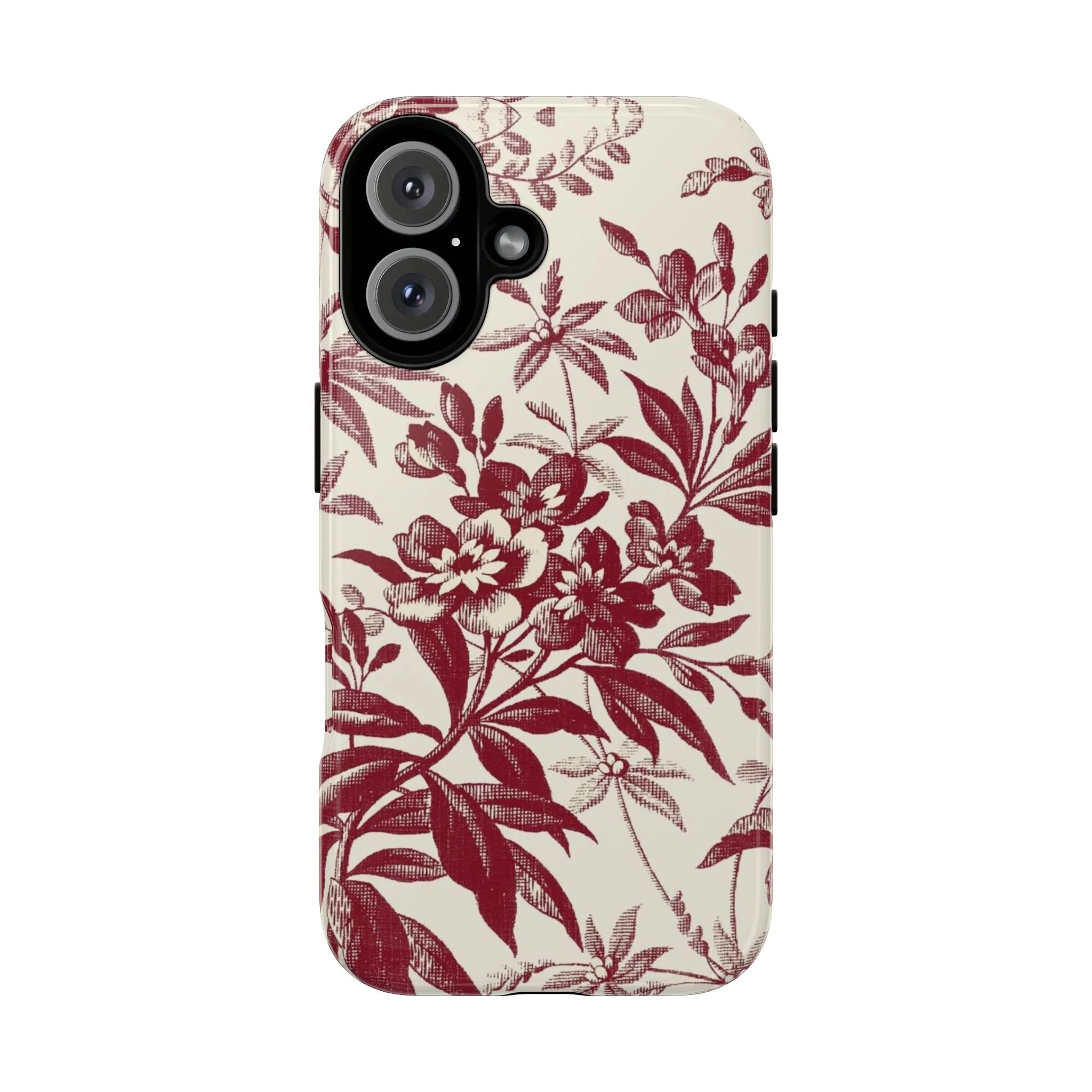 Crimson Bloom Elegance | Tough Phone Case