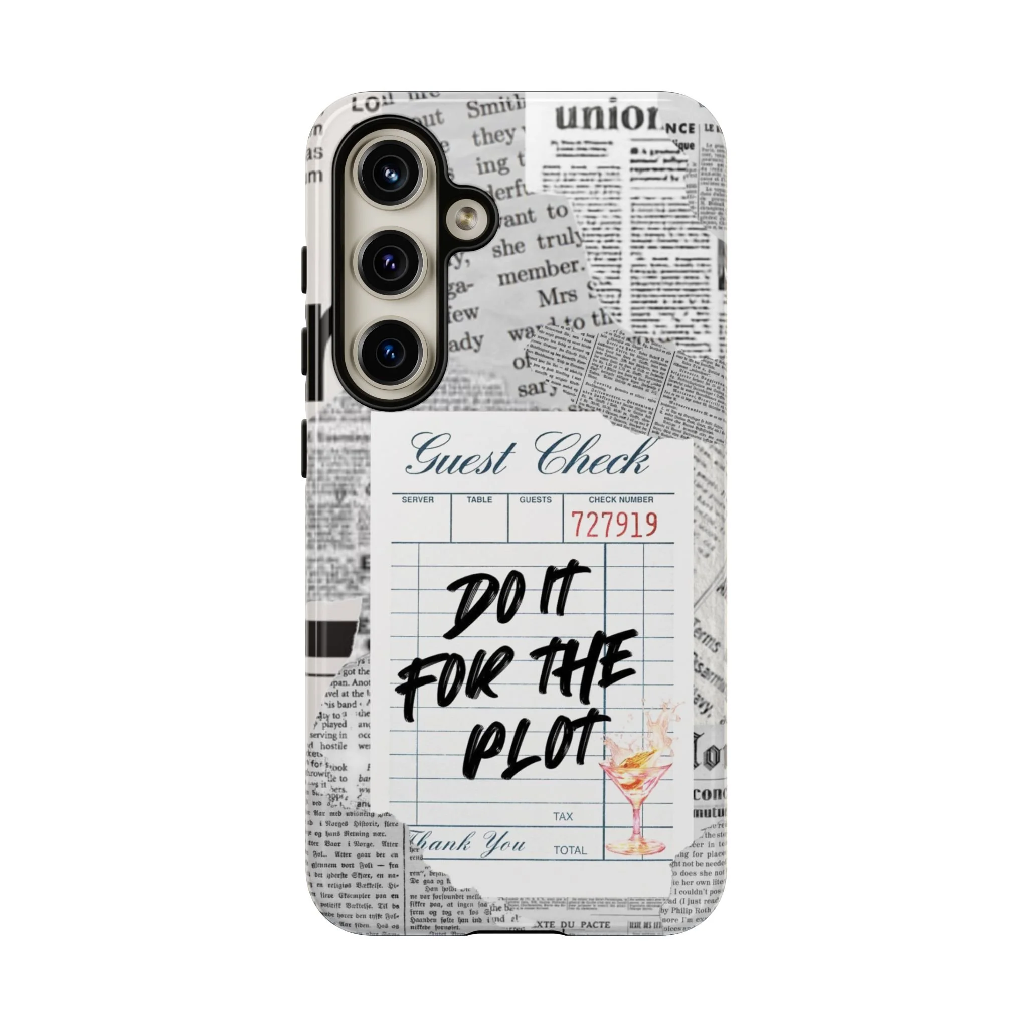 Guest Check | Do It for the Plot, Tough Phone Cases