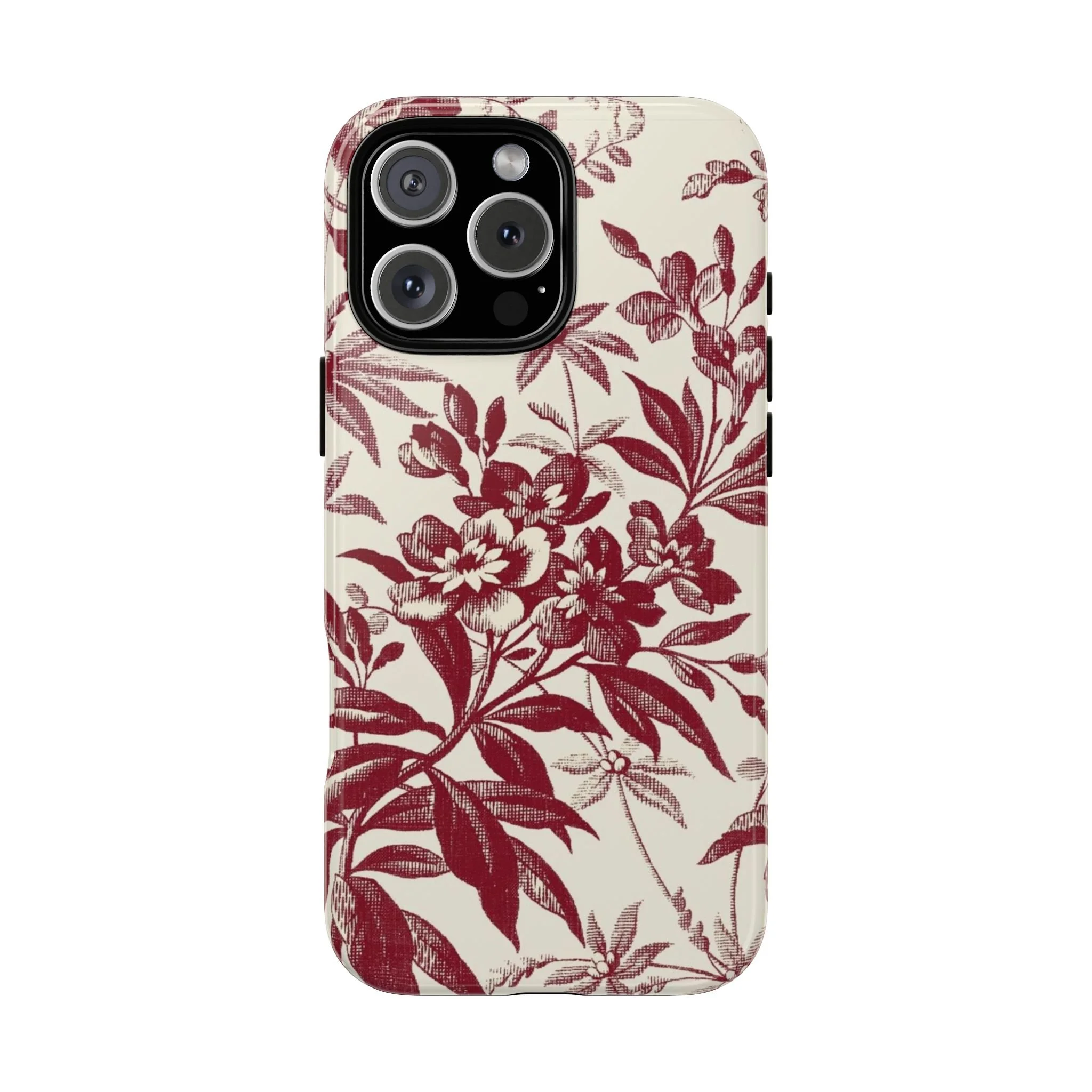 Crimson Bloom Elegance | Tough Phone Case