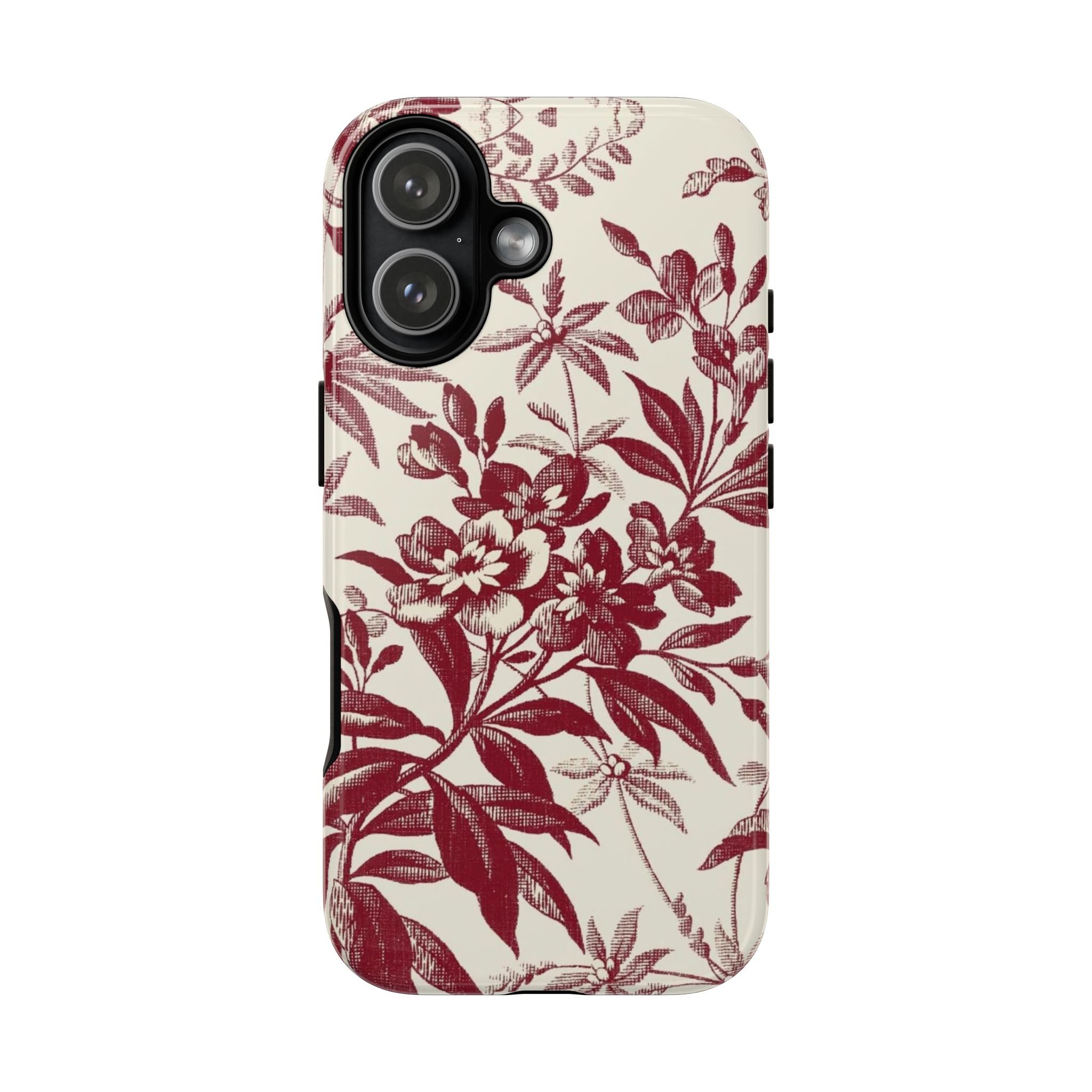 Crimson Bloom Elegance | Tough Phone Case