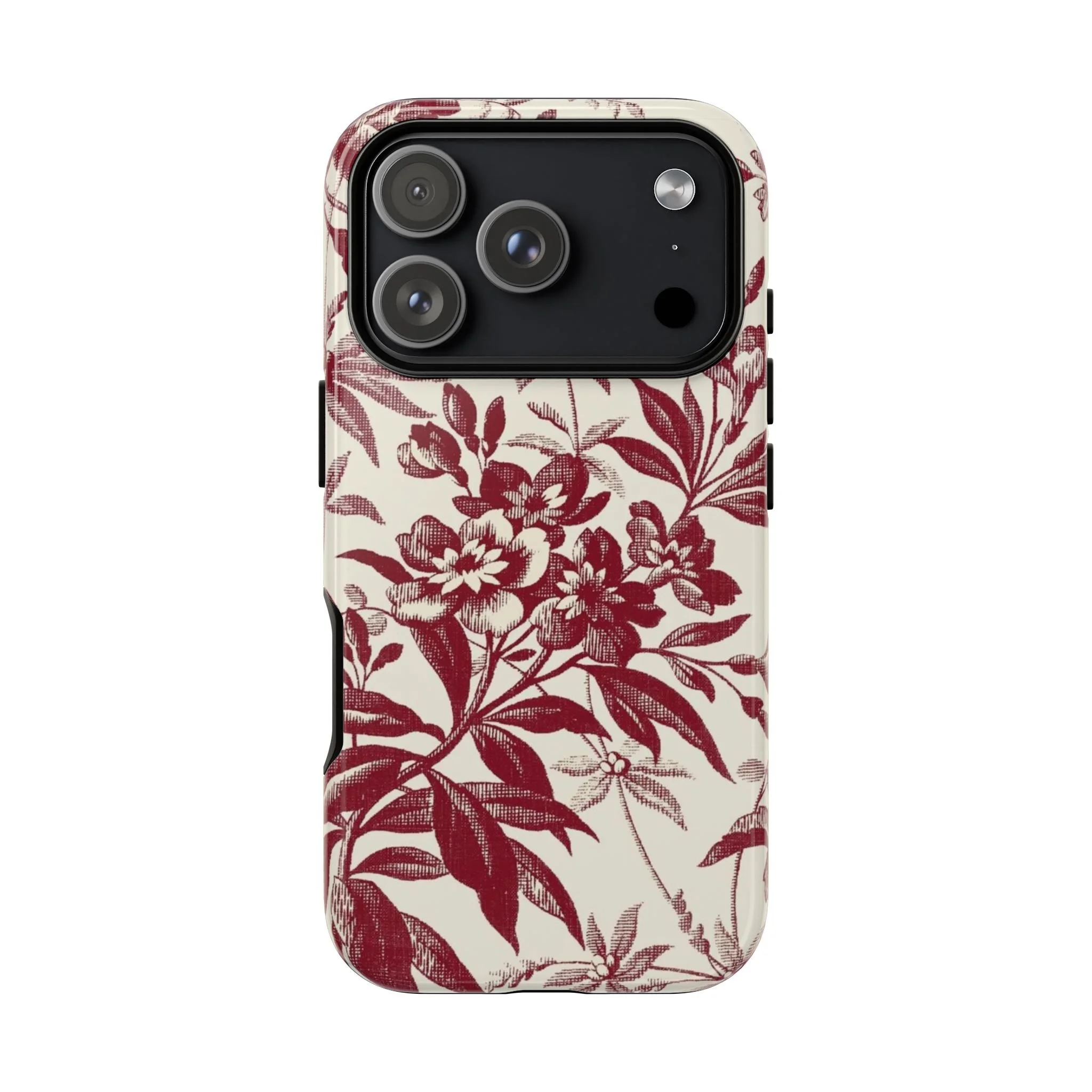 Crimson Bloom Elegance | Tough Phone Case