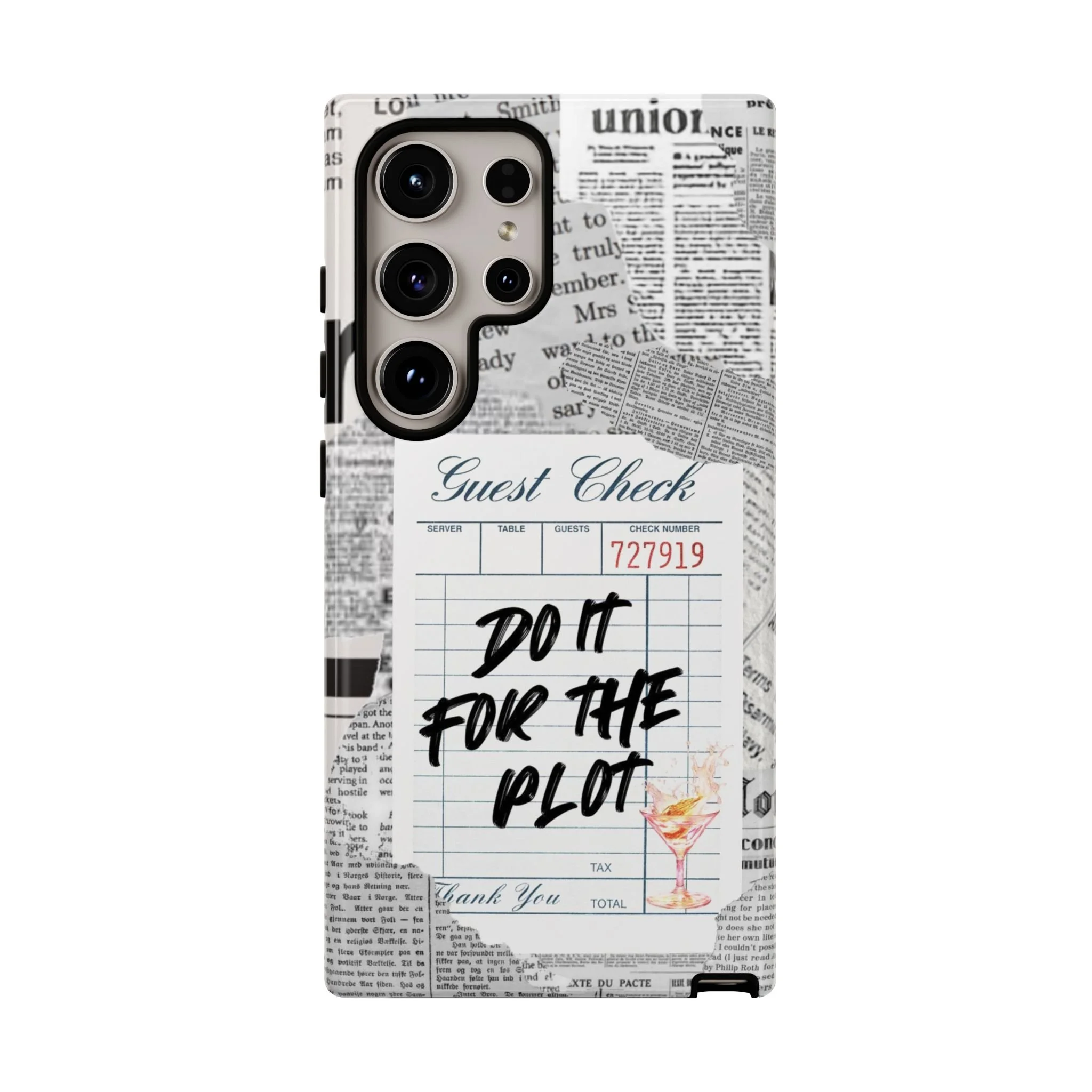 Guest Check | Do It for the Plot, Tough Phone Cases