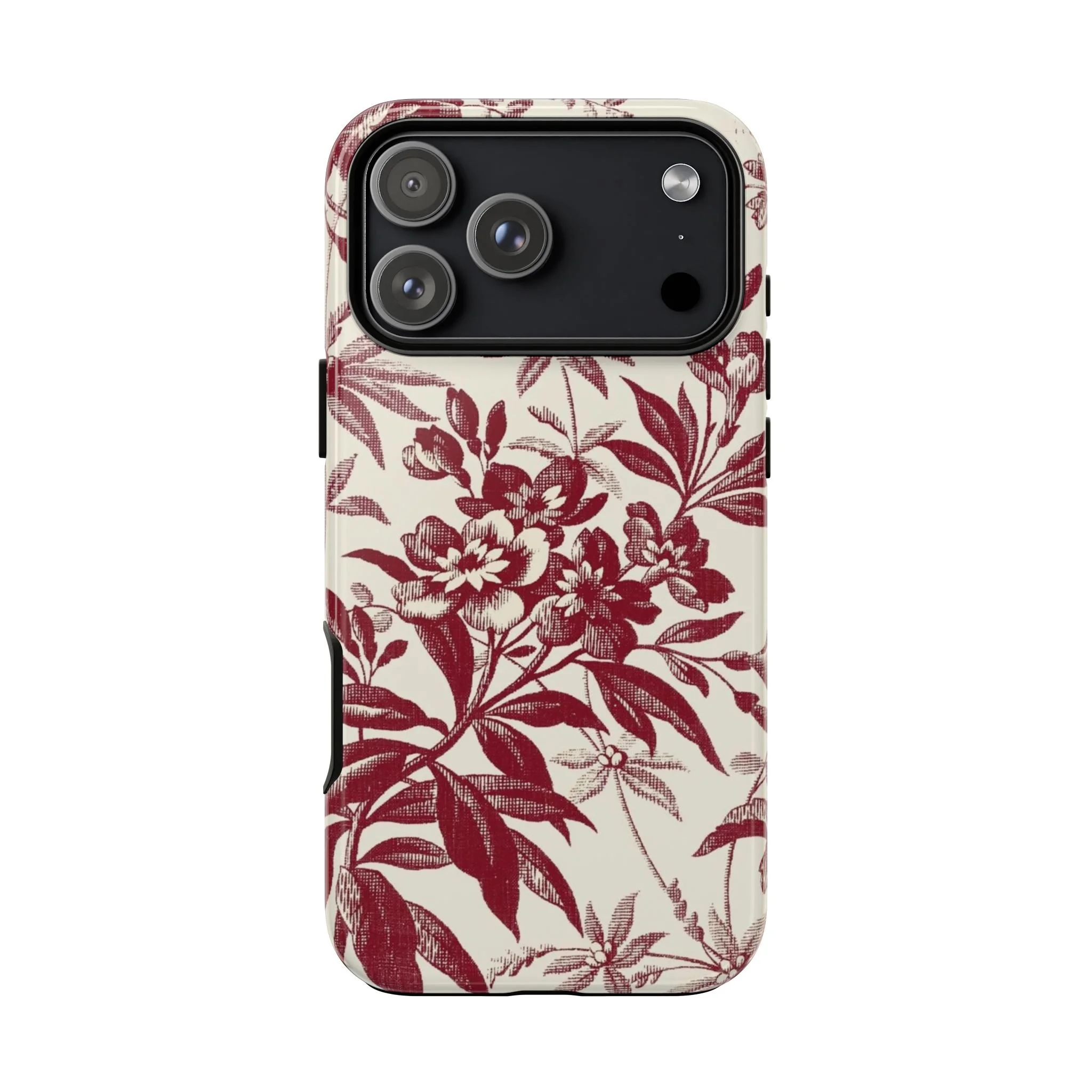 Crimson Bloom Elegance | Tough Phone Case