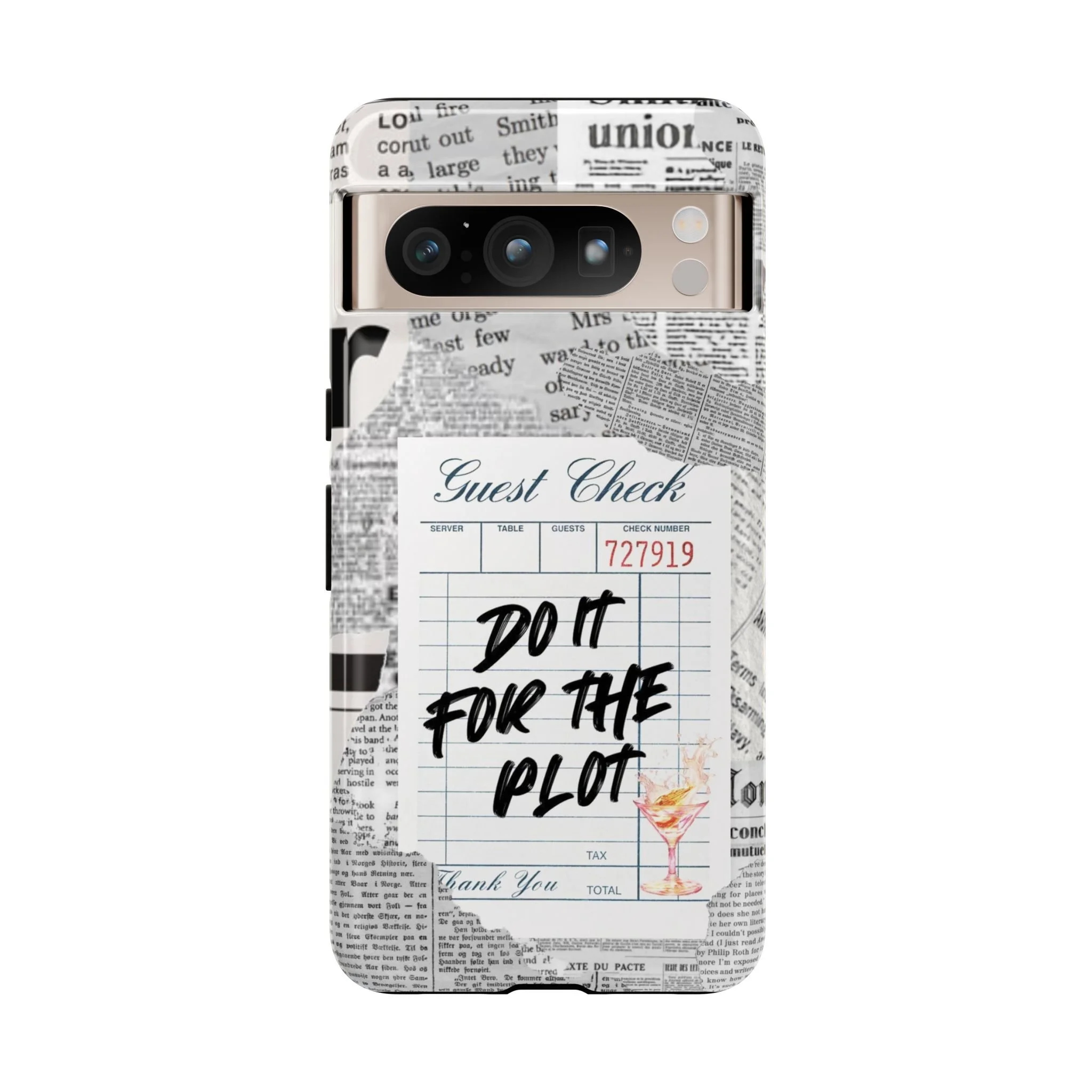 Guest Check | Do It for the Plot, Tough Phone Cases
