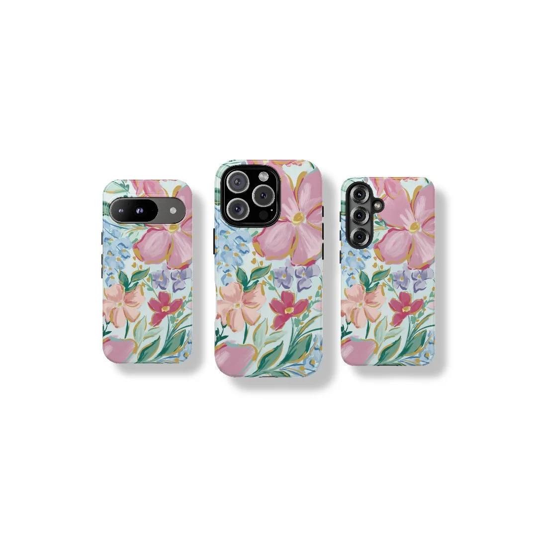 Painted Flowers | Tough Phone Case