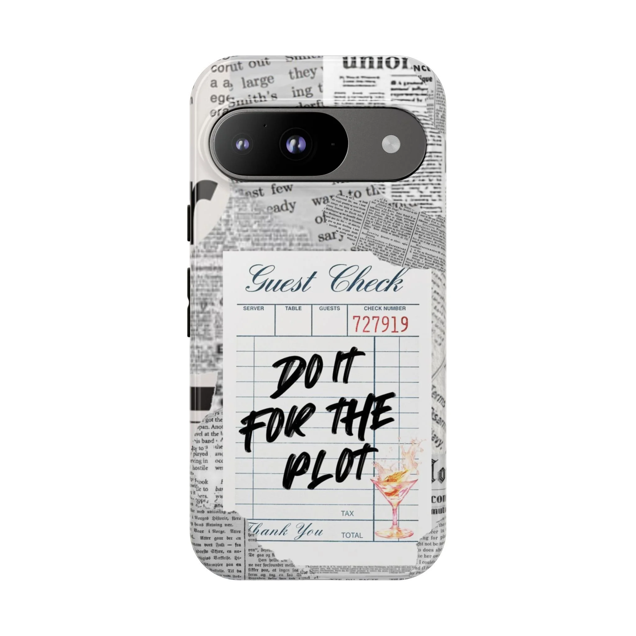Guest Check | Do It for the Plot, Tough Phone Cases