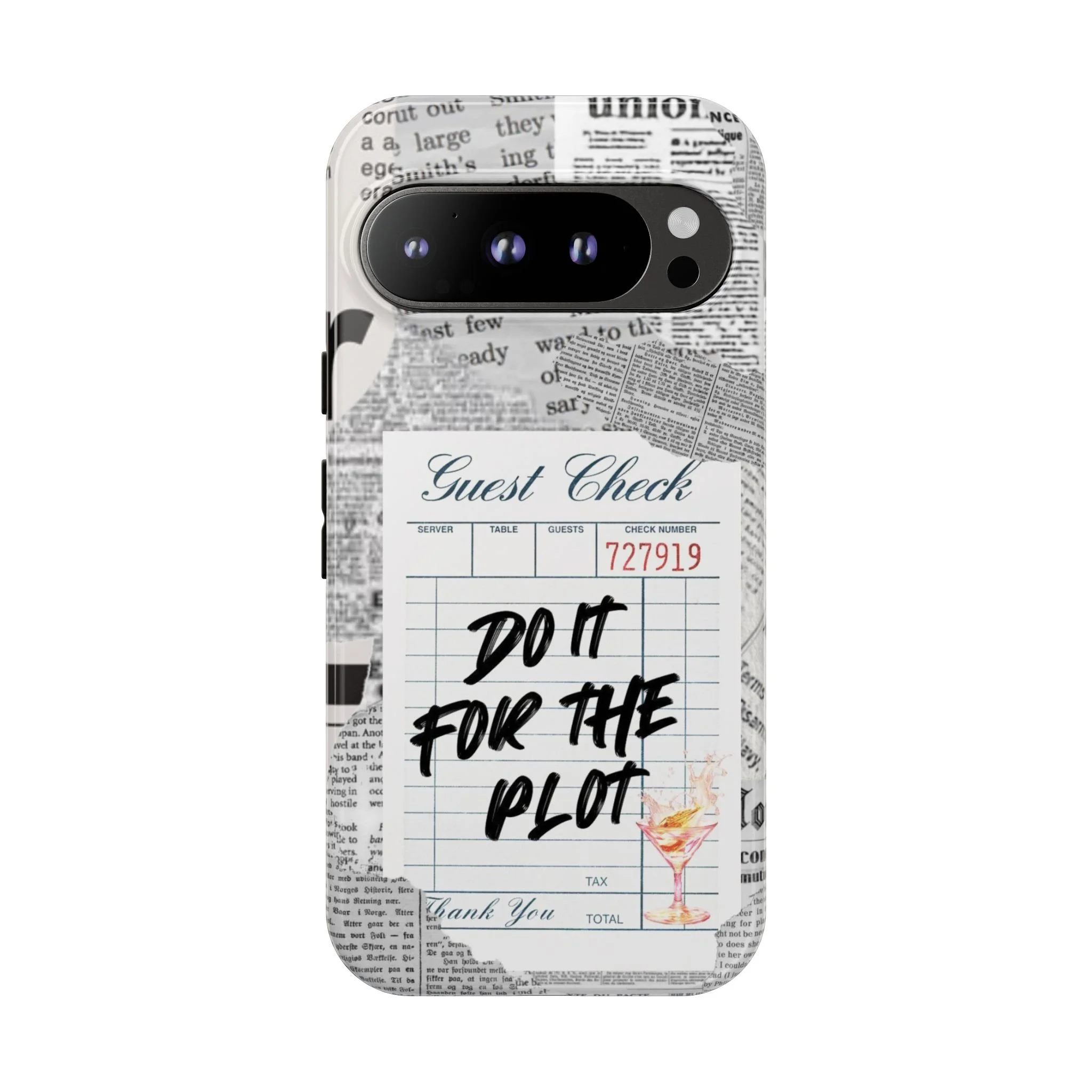 Guest Check | Do It for the Plot, Tough Phone Cases