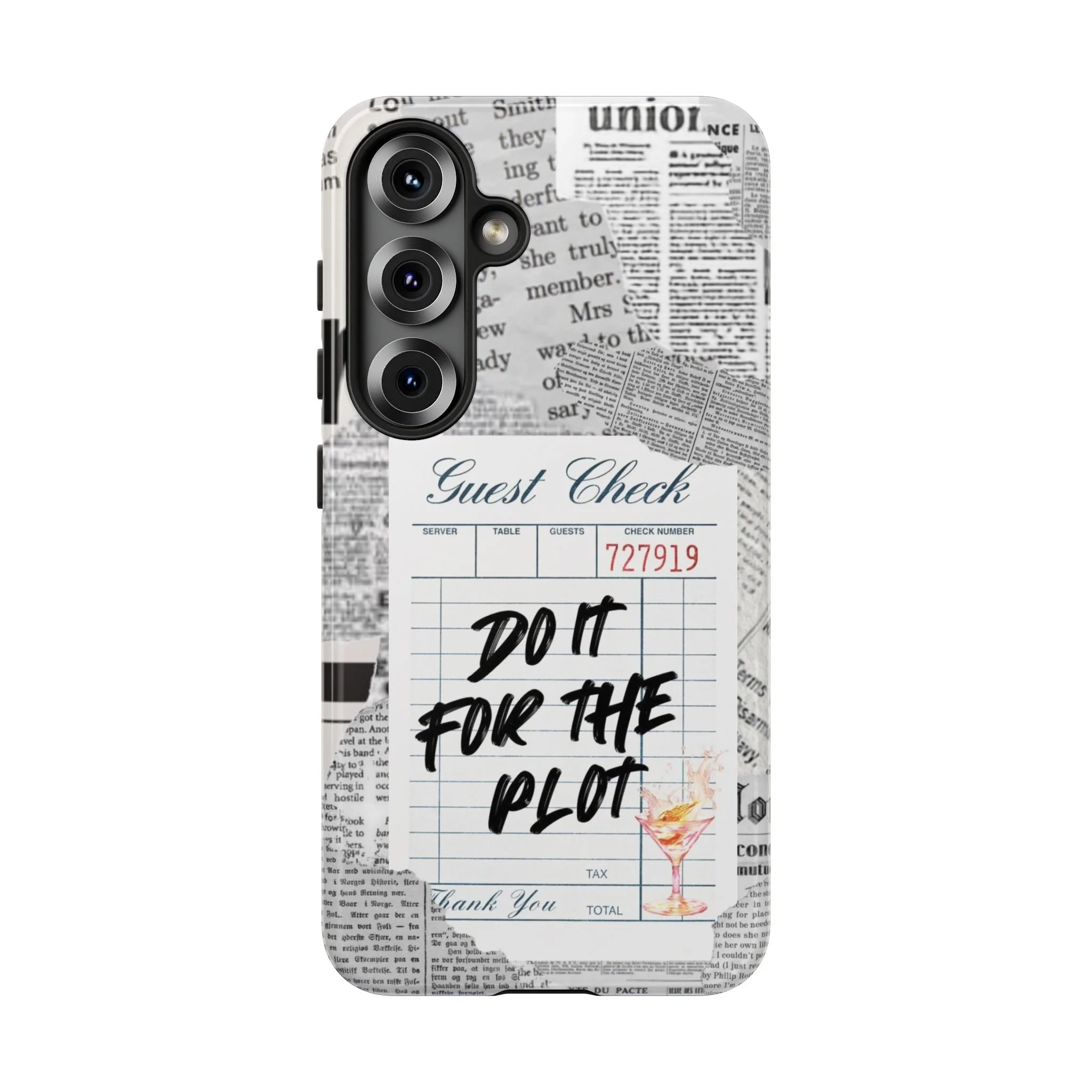 Guest Check | Do It for the Plot, Tough Phone Cases