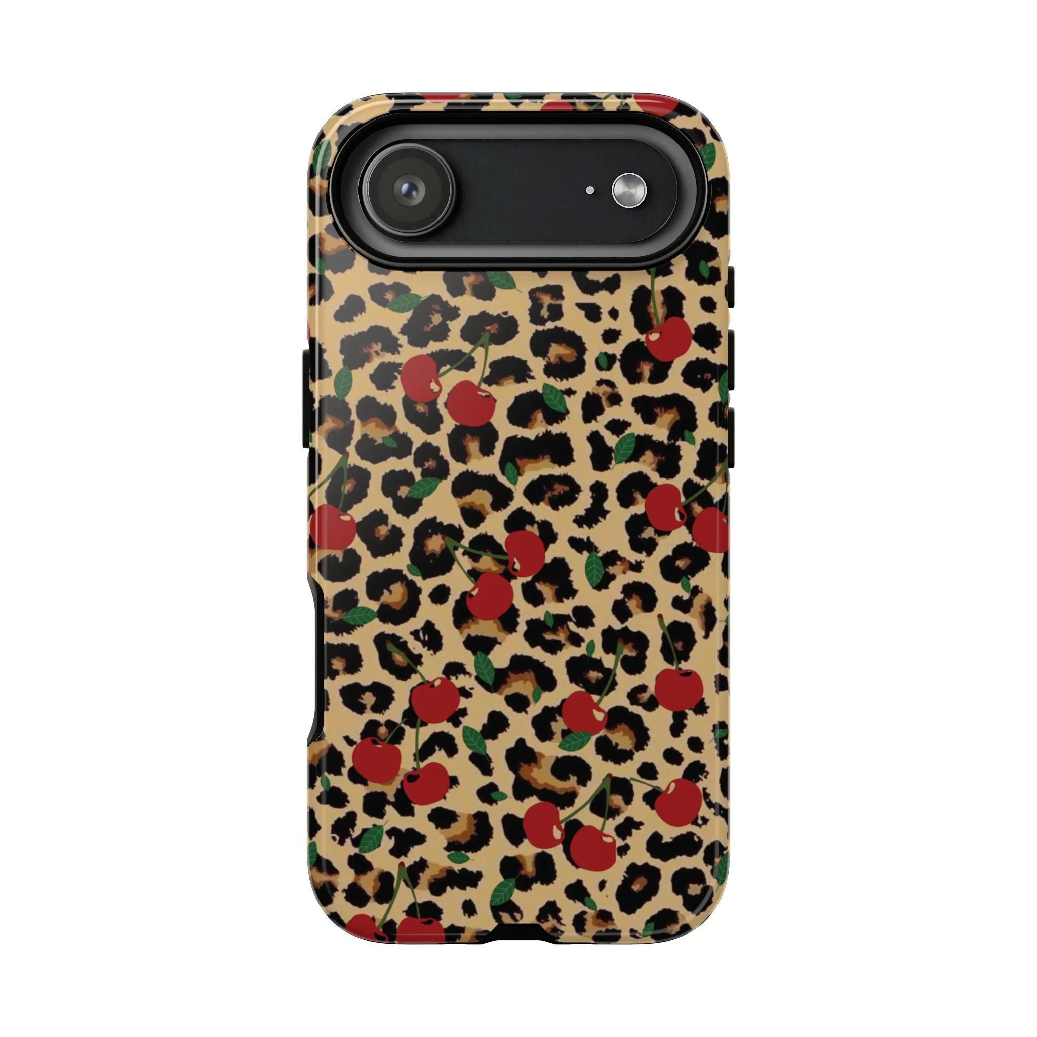 Cherry Cheetah Print | Tough Phone Case