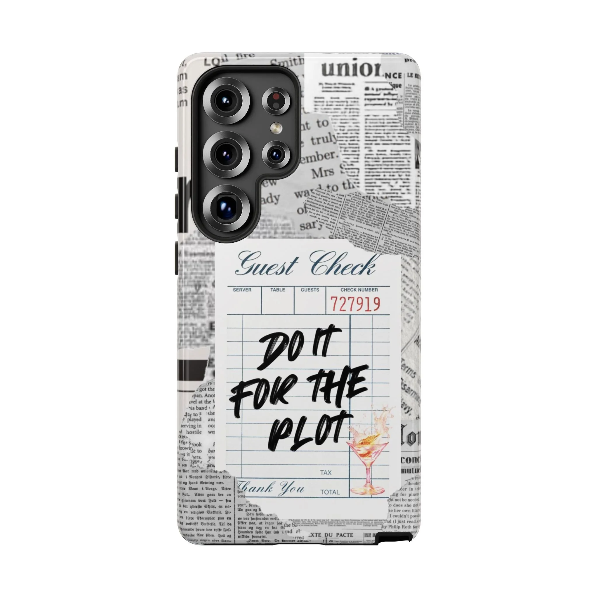 Guest Check | Do It for the Plot, Tough Phone Cases