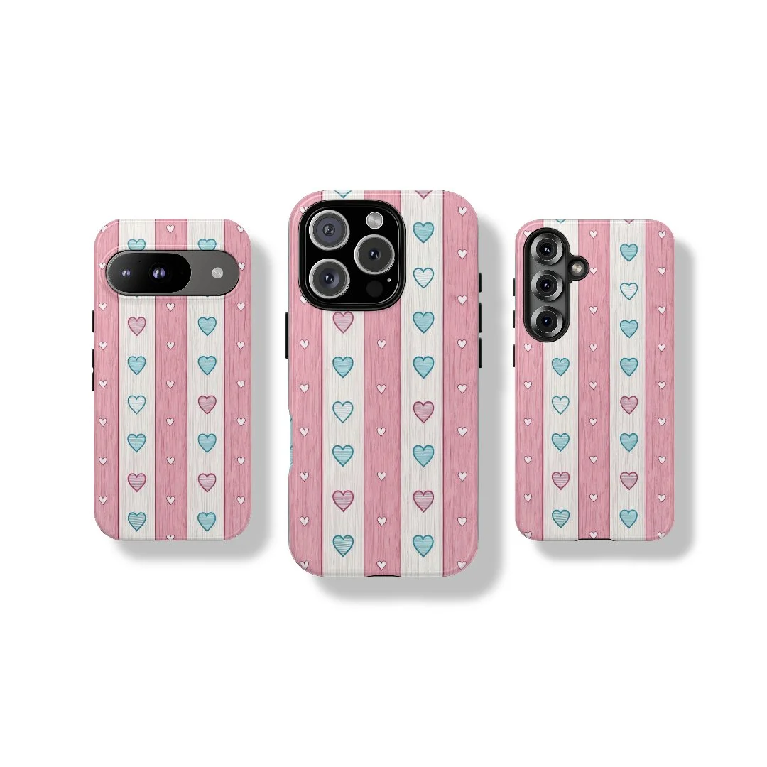 Heart Pattern  | Tough Phone Case