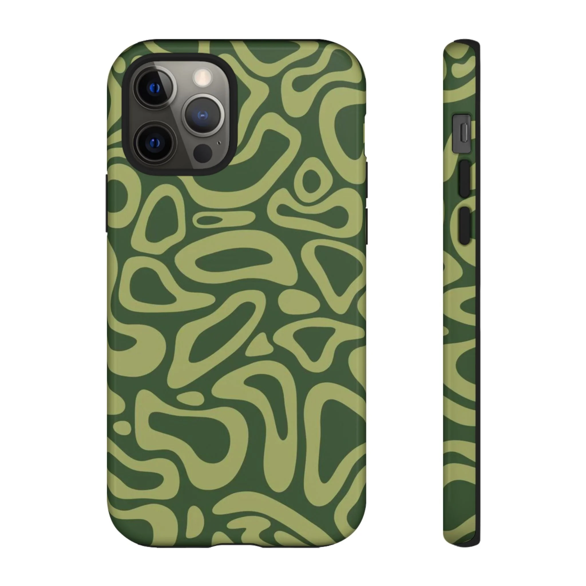 Abstract Green Layers |Tough Phone Case