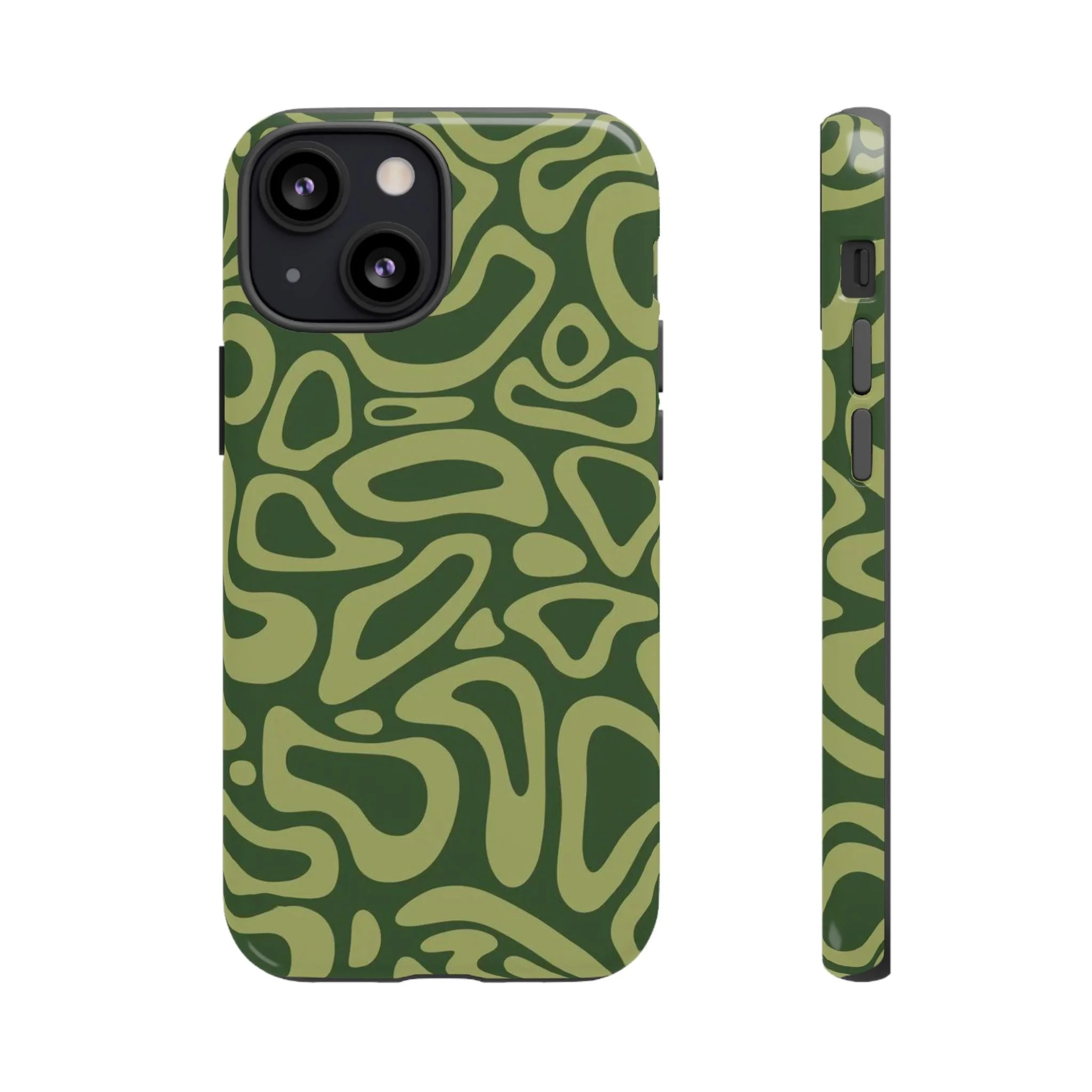 Abstract Green Layers |Tough Phone Case