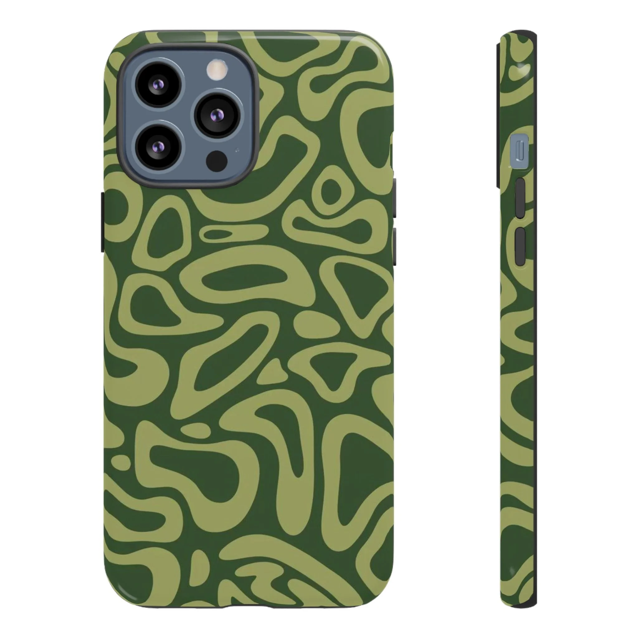Abstract Green Layers |Tough Phone Case