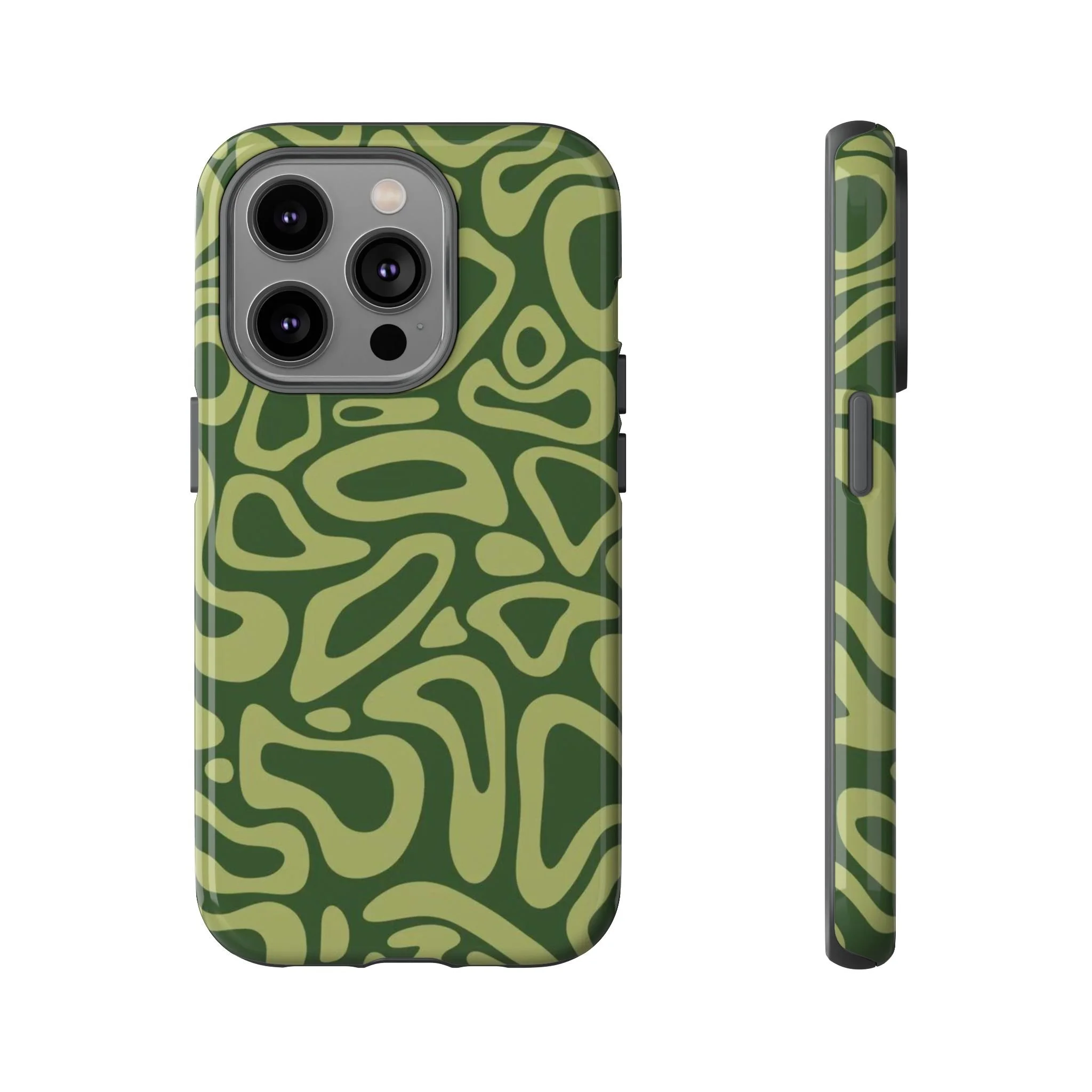 Abstract Green Layers |Tough Phone Case