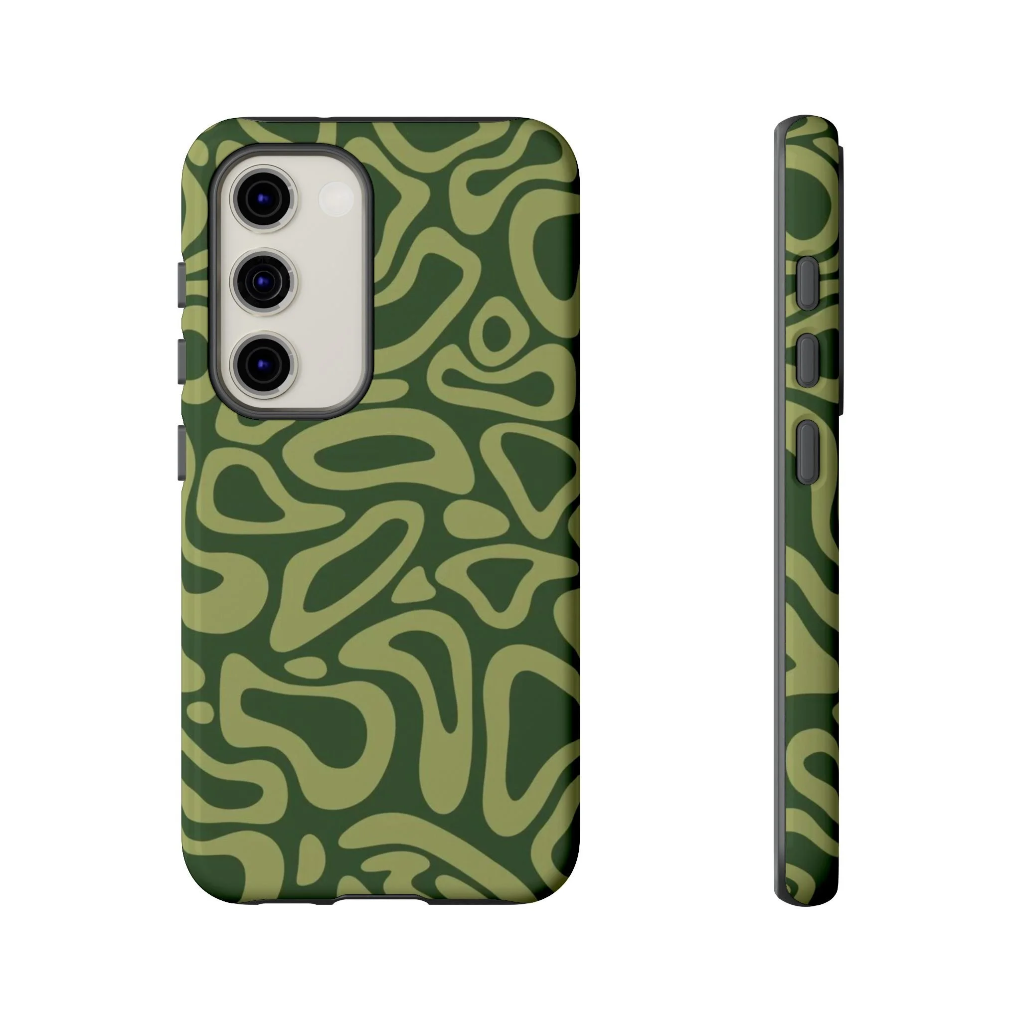 Abstract Green Layers |Tough Phone Case