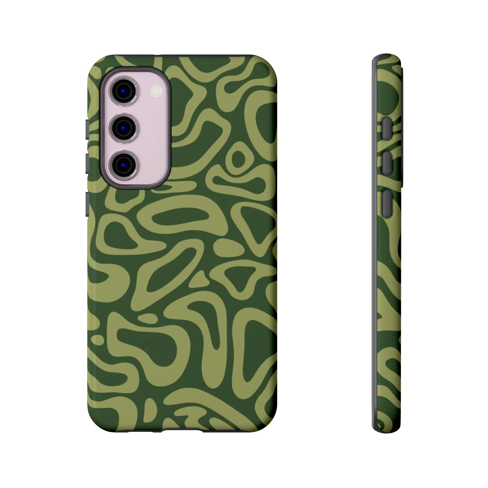 Abstract Green Layers |Tough Phone Case