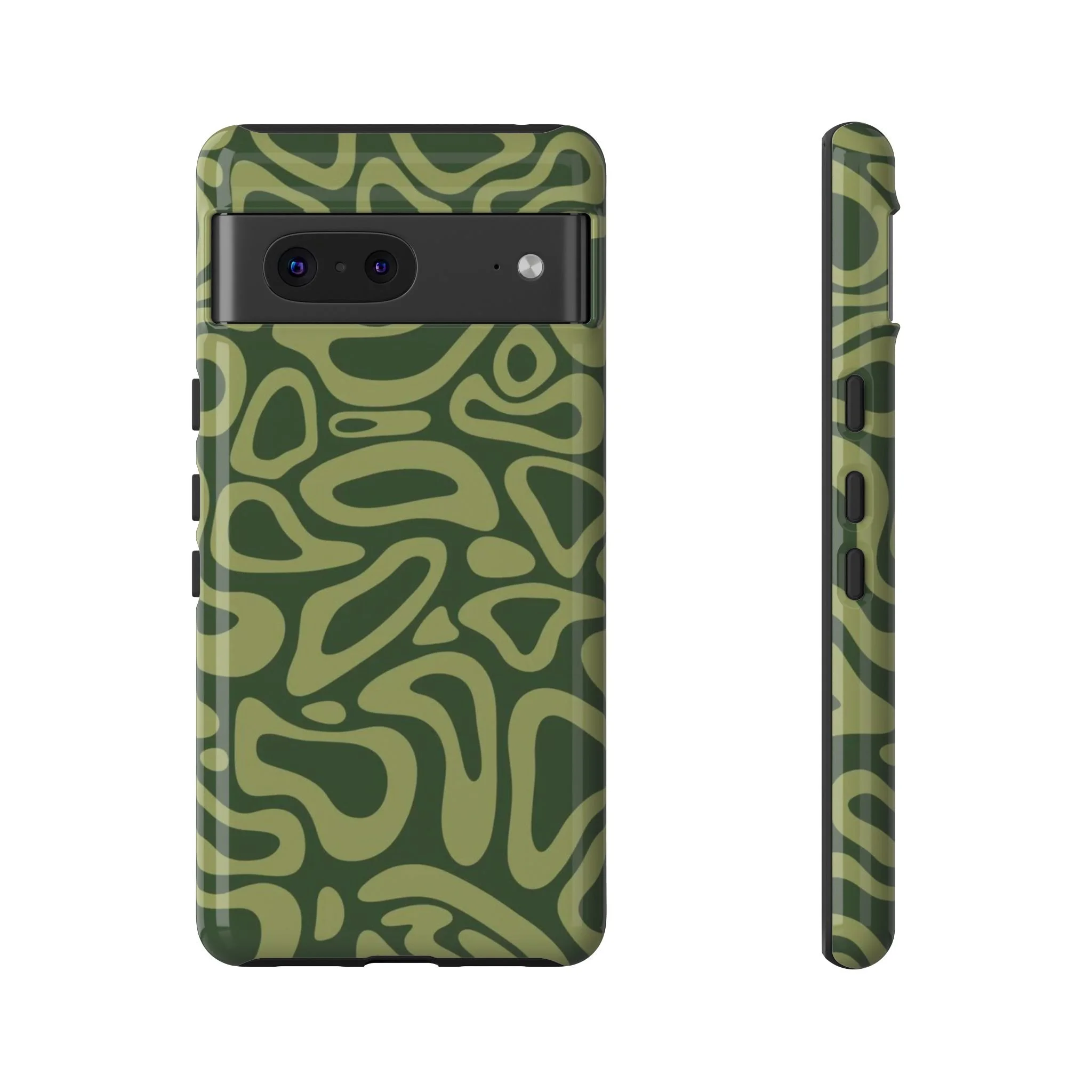 Abstract Green Layers |Tough Phone Case