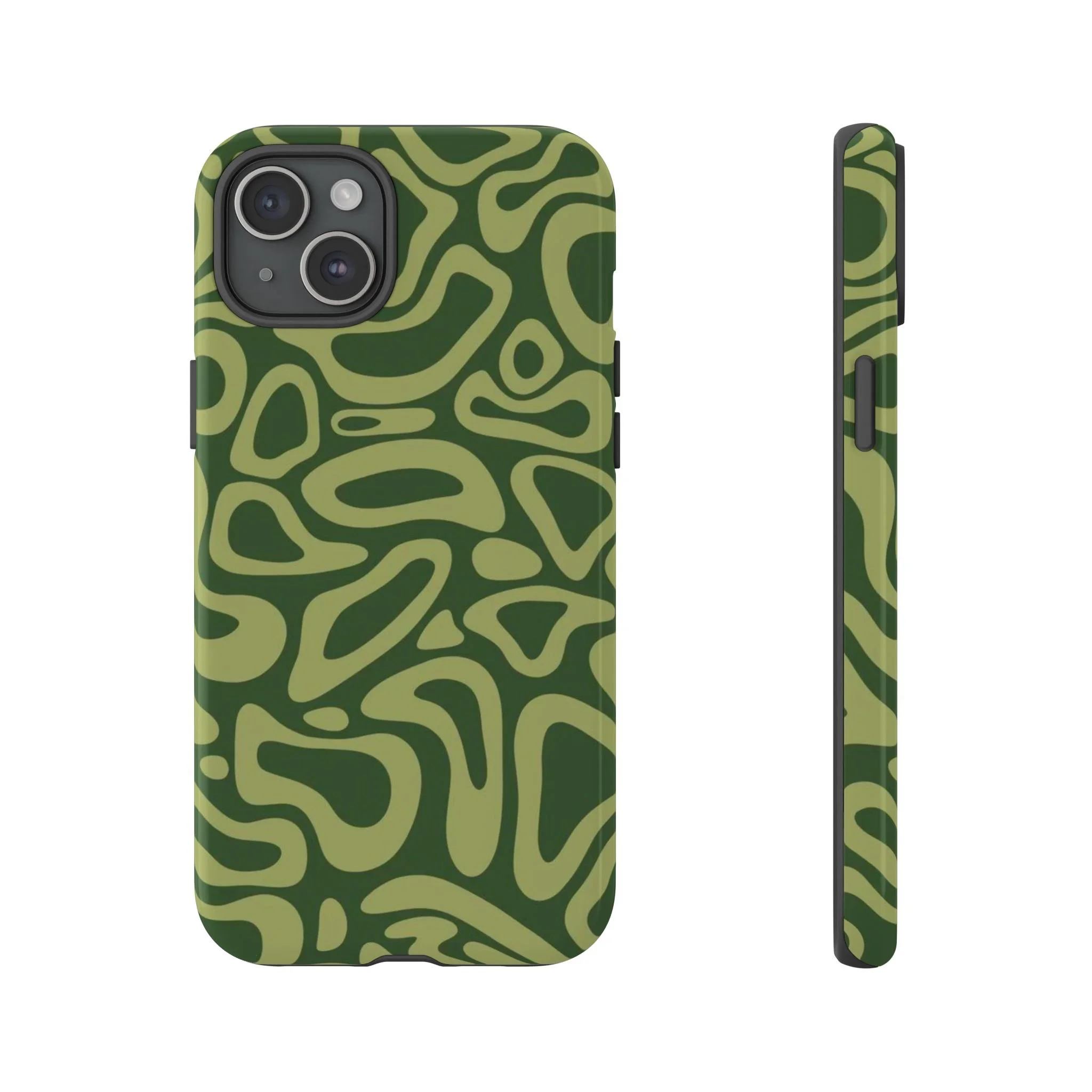 Abstract Green Layers |Tough Phone Case