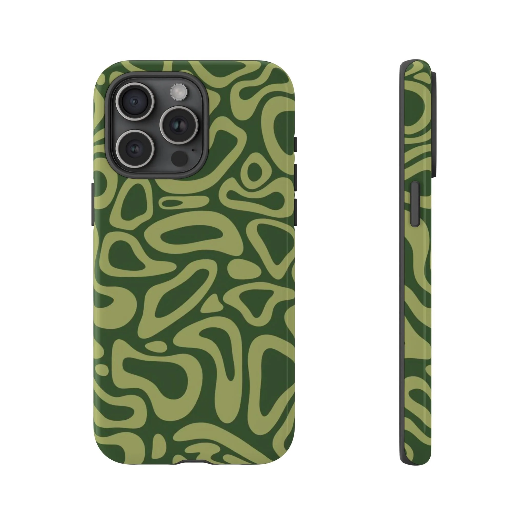 Abstract Green Layers |Tough Phone Case