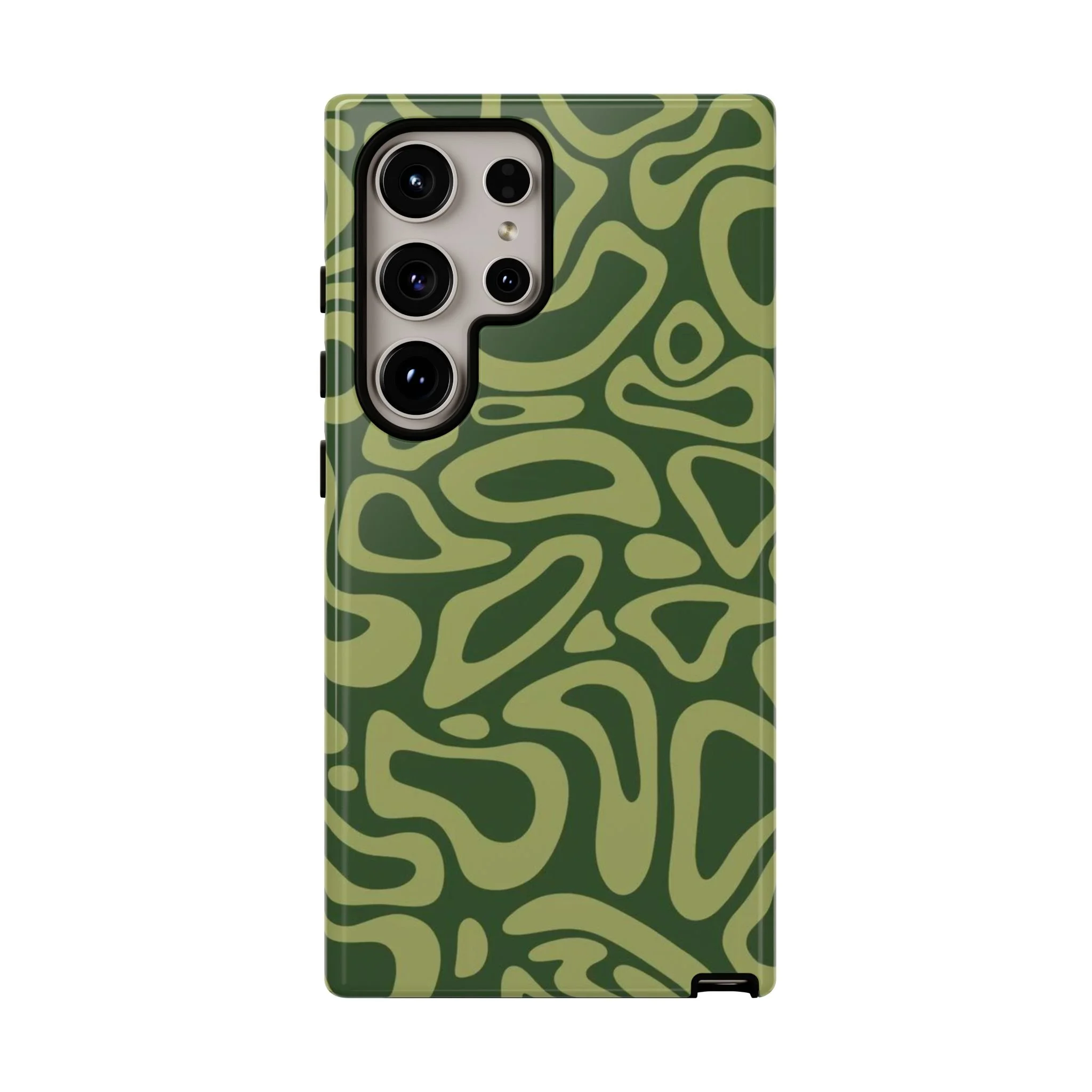 Abstract Green Layers |Tough Phone Case