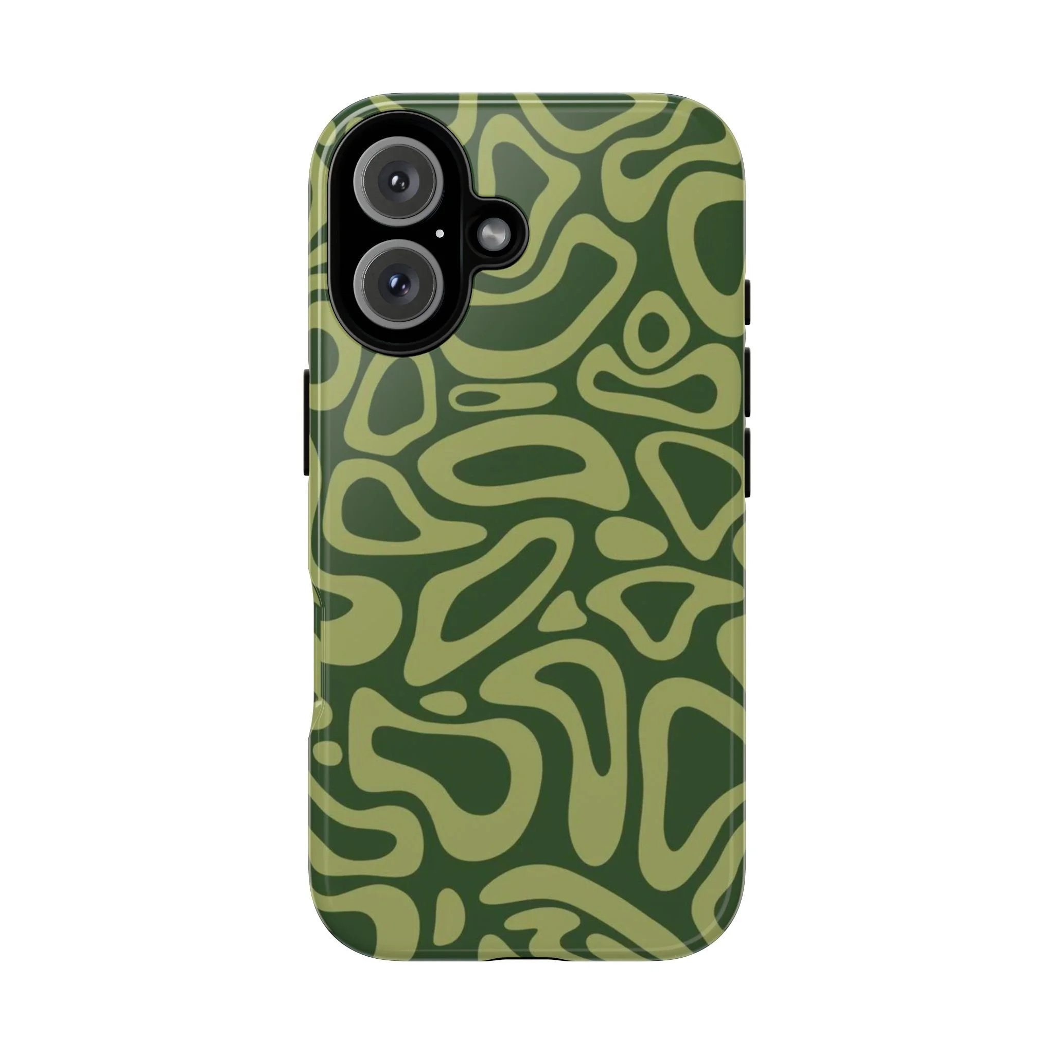 Abstract Green Layers |Tough Phone Case