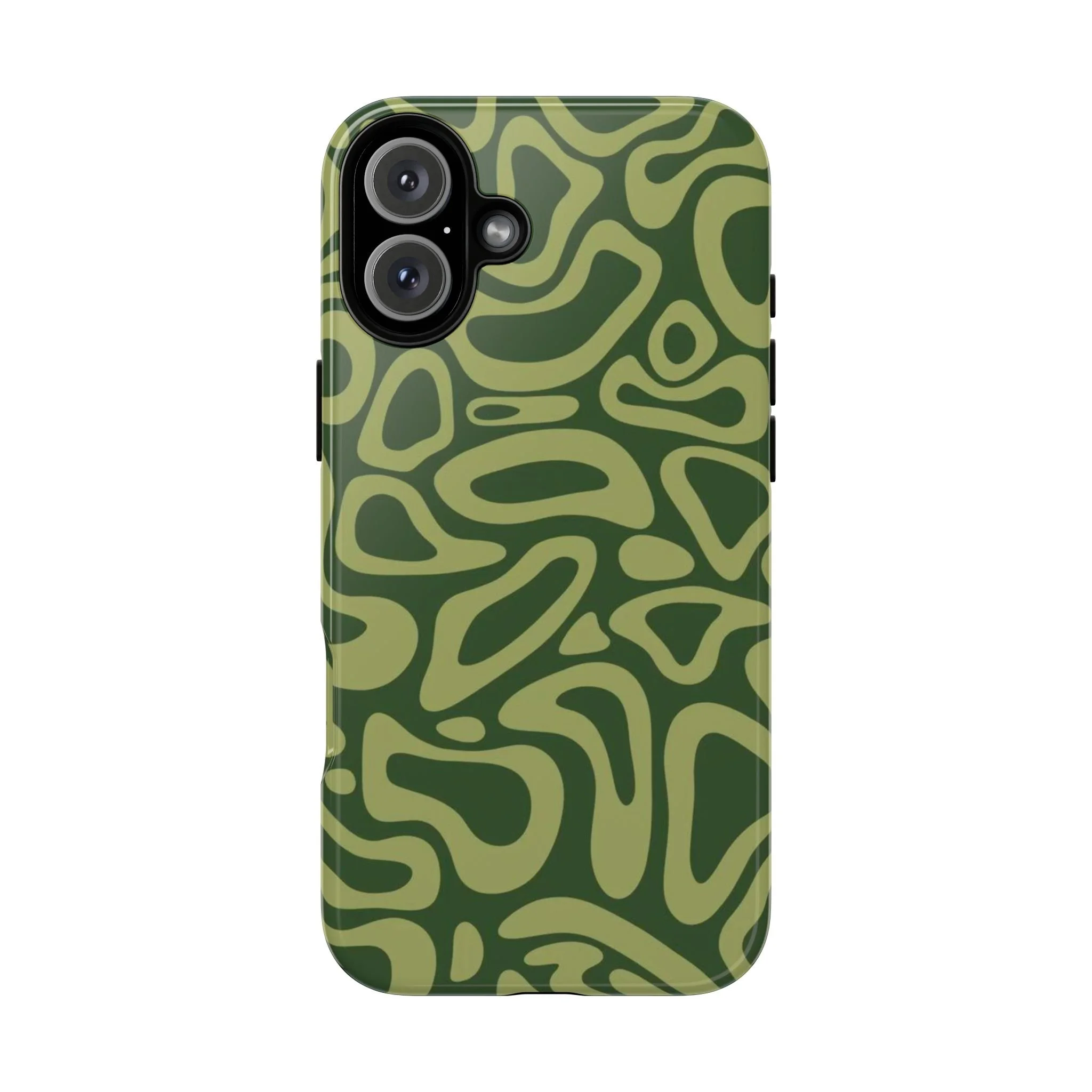 Abstract Green Layers |Tough Phone Case