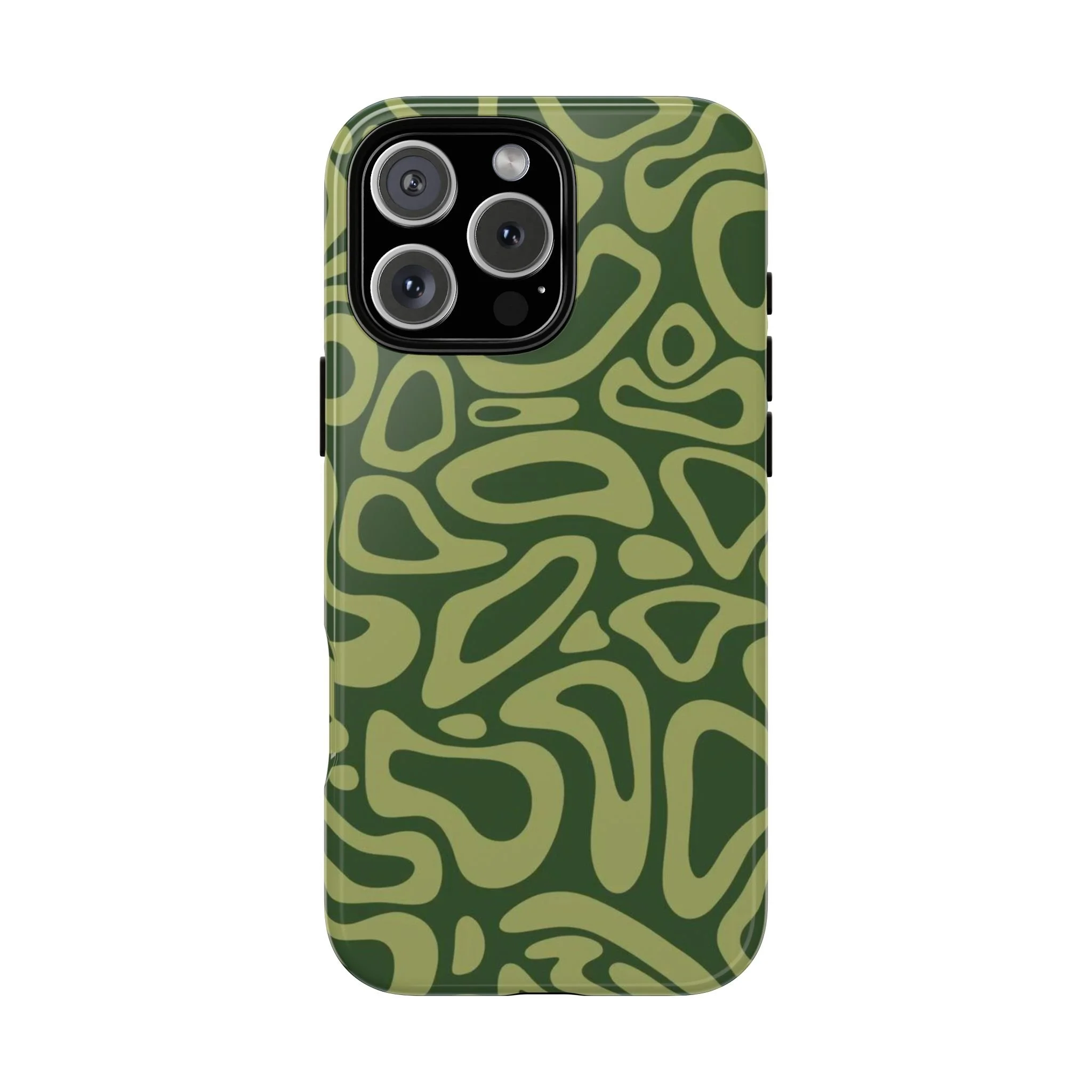 Abstract Green Layers |Tough Phone Case