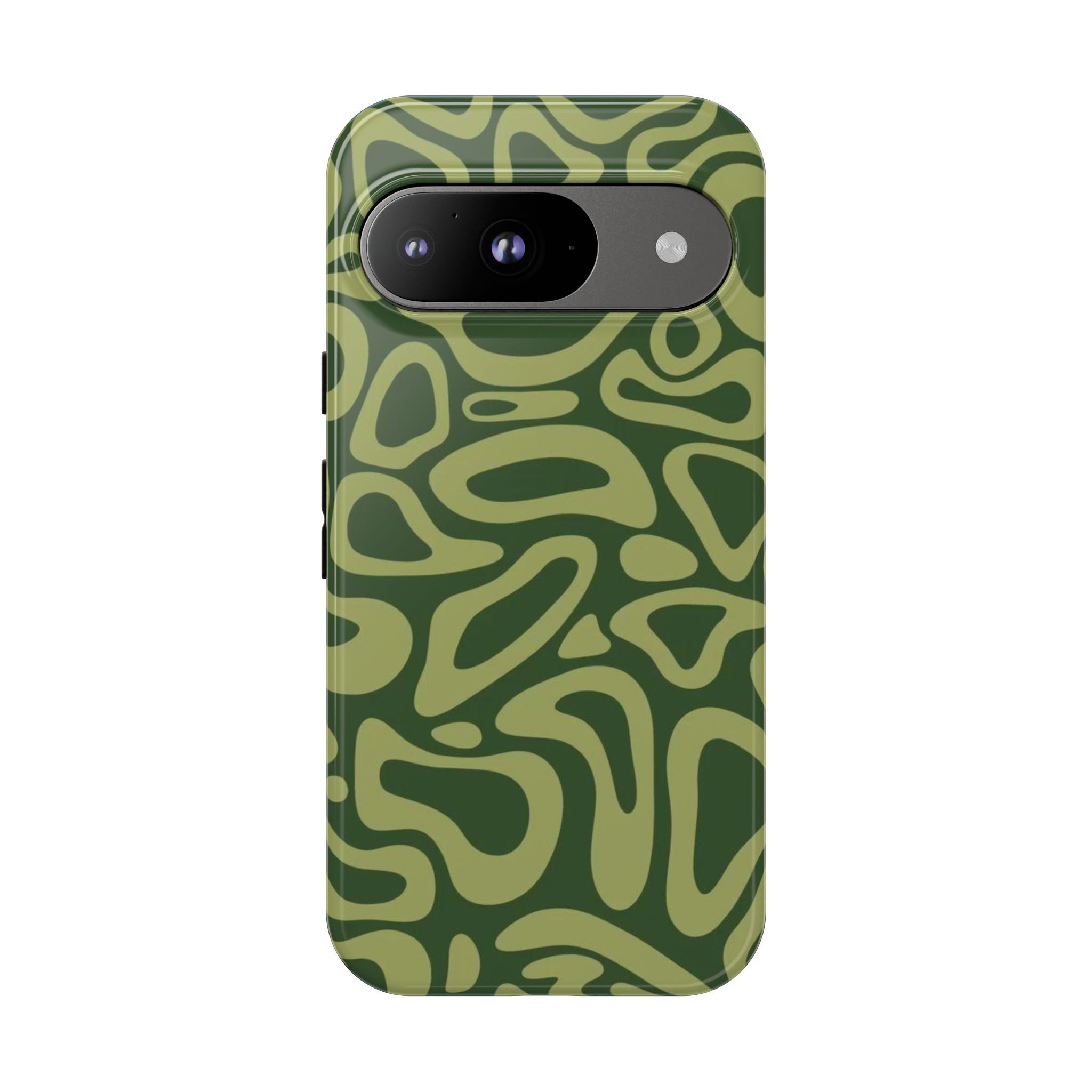 Abstract Green Layers |Tough Phone Case