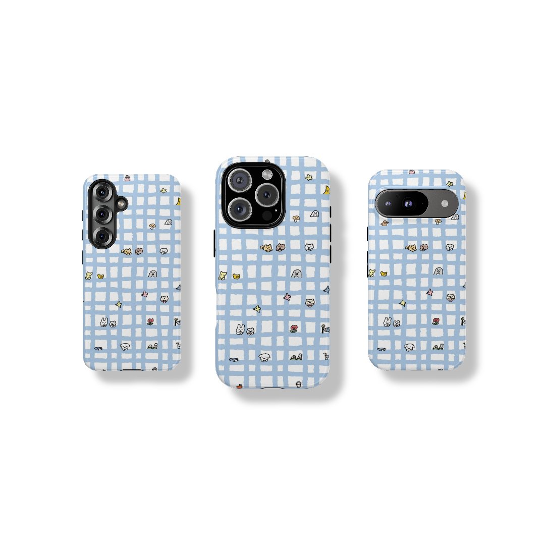 Kawaii Cartoon Pattern | Tough Phone Case