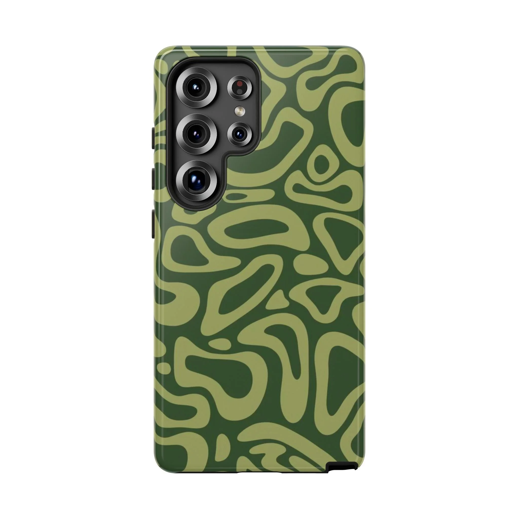 Abstract Green Layers |Tough Phone Case