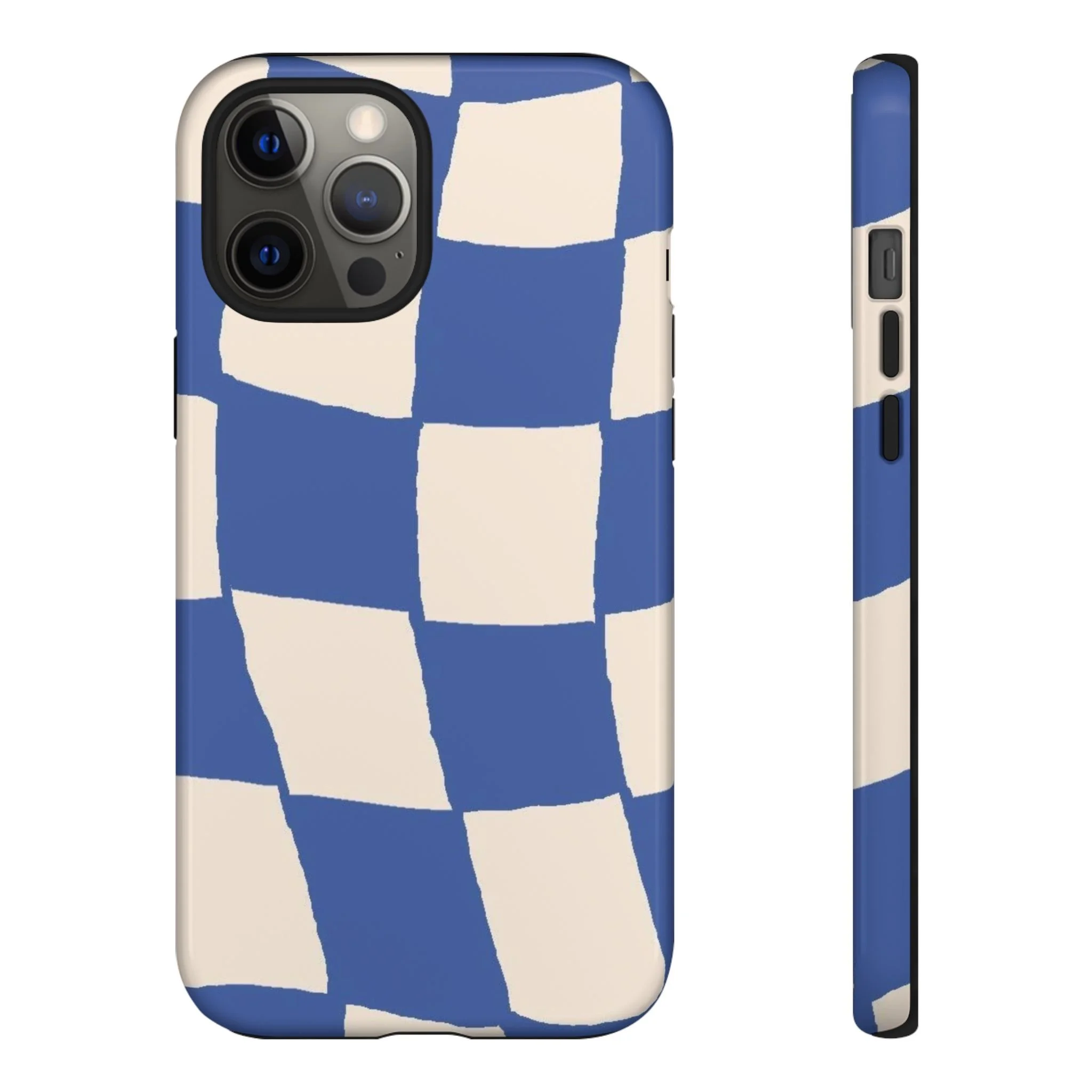 Blue Checkerboard | Tough Phone Case