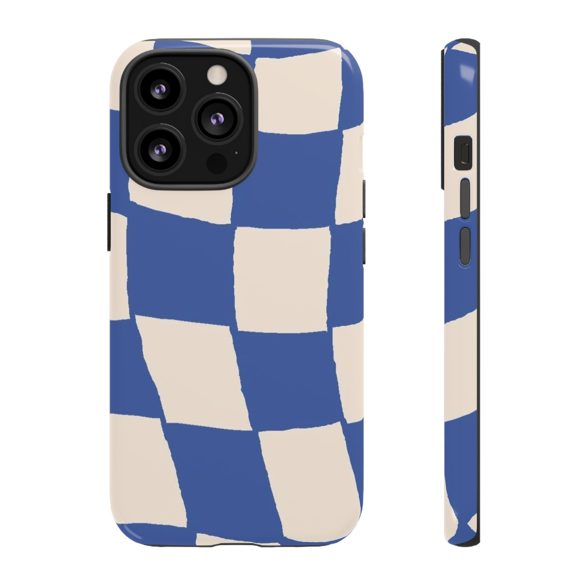 Blue Checkerboard | Tough Phone Case