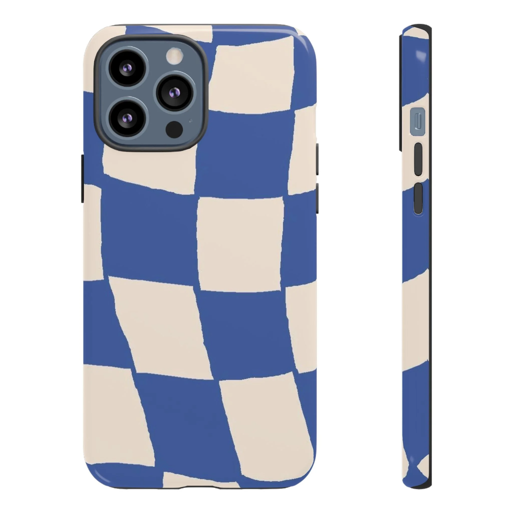 Blue Checkerboard | Tough Phone Case