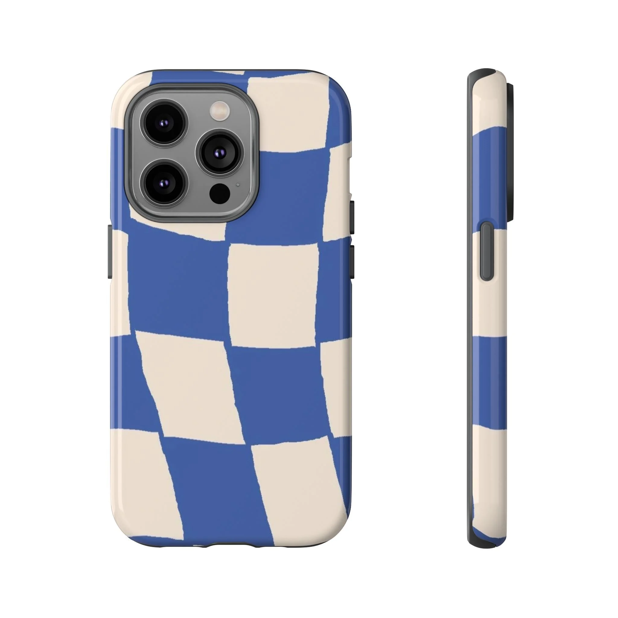 Blue Checkerboard | Tough Phone Case