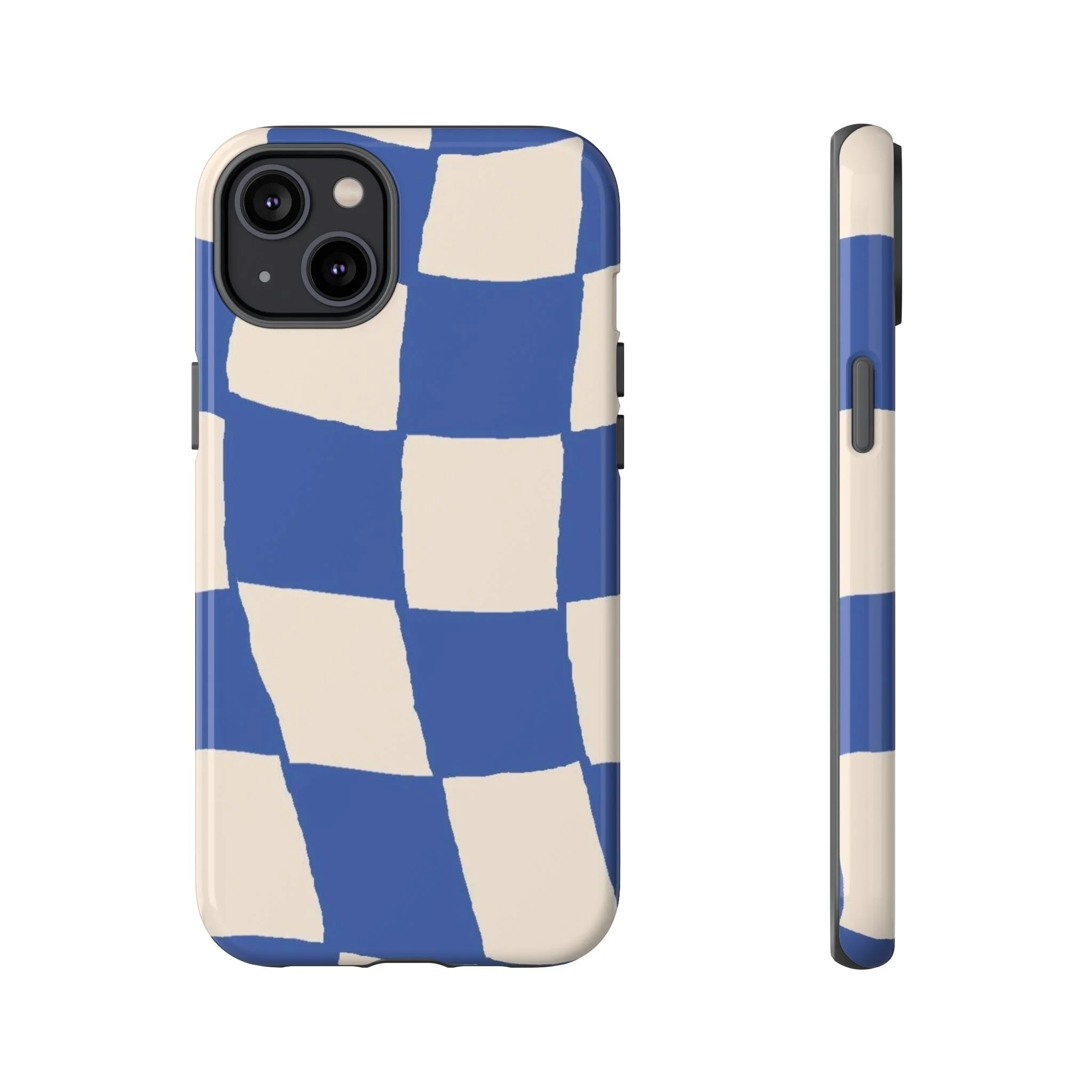 Blue Checkerboard | Tough Phone Case
