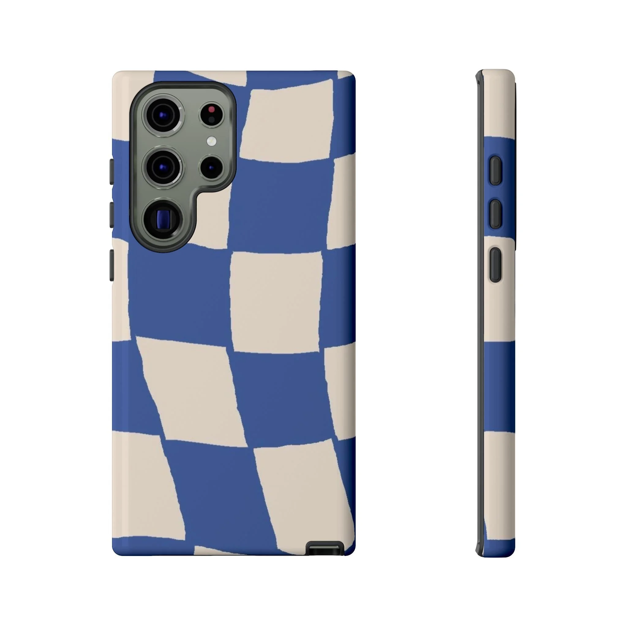 Blue Checkerboard | Tough Phone Case