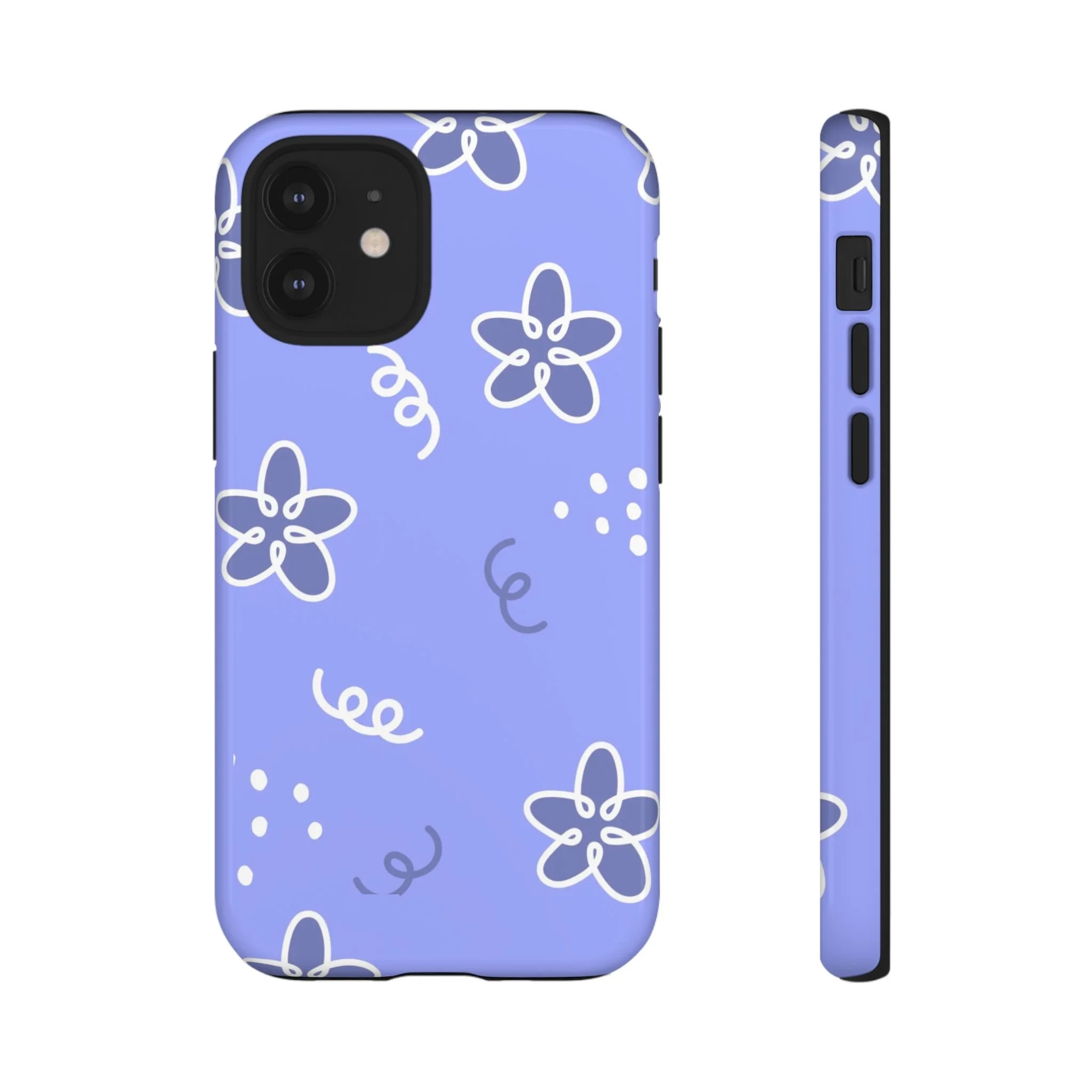 Purple Floral | Tough Phone Case