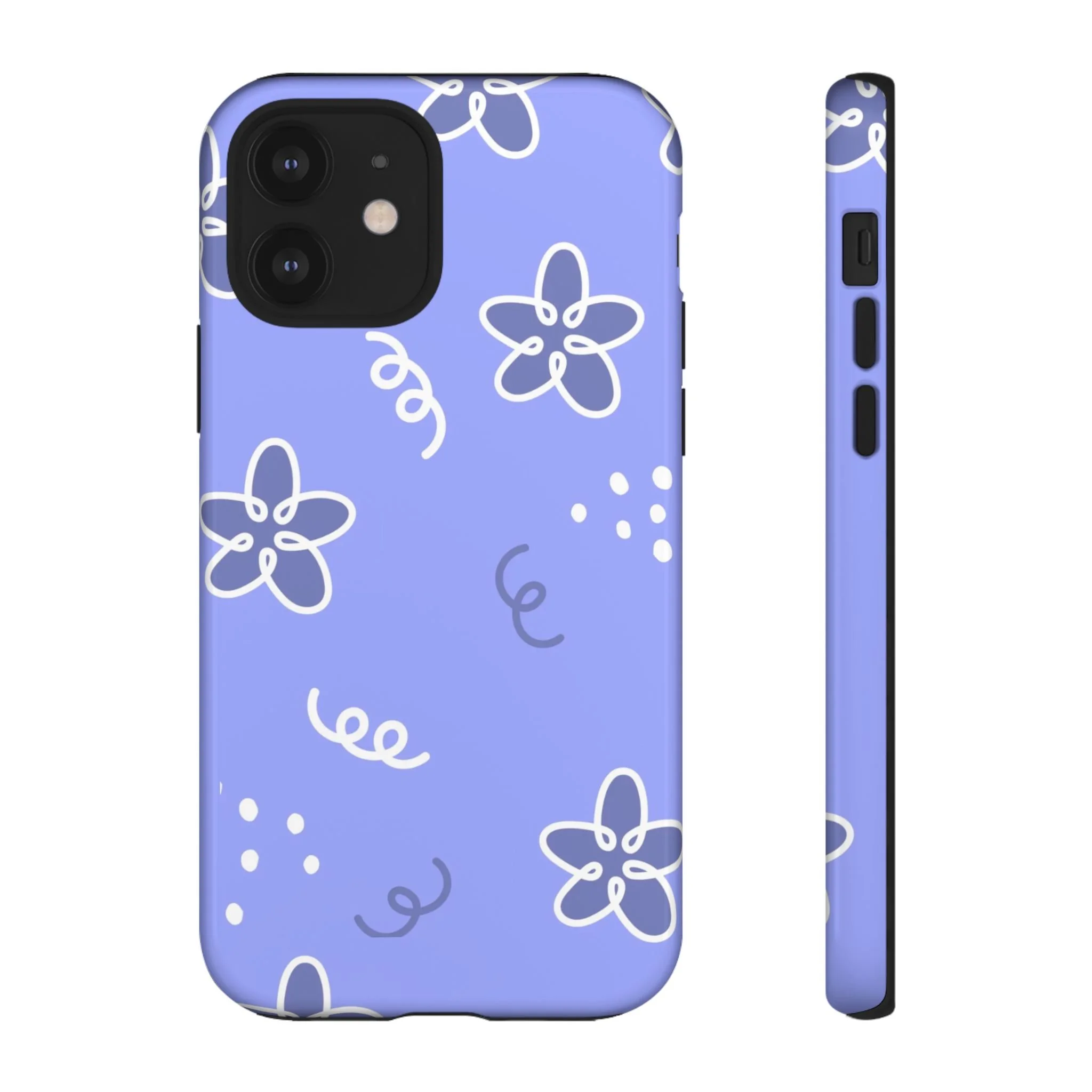 Purple Floral | Tough Phone Case