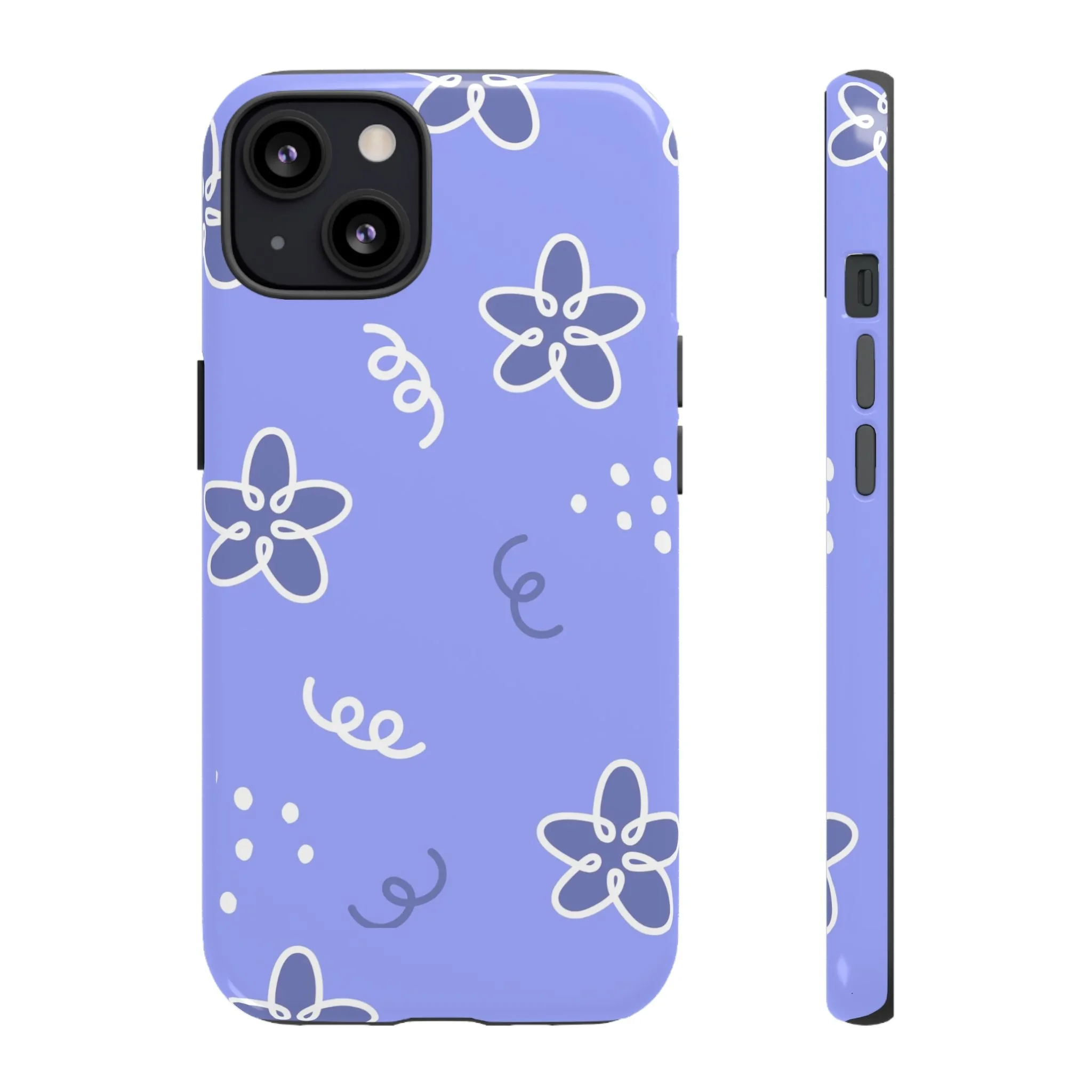 Purple Floral | Tough Phone Case