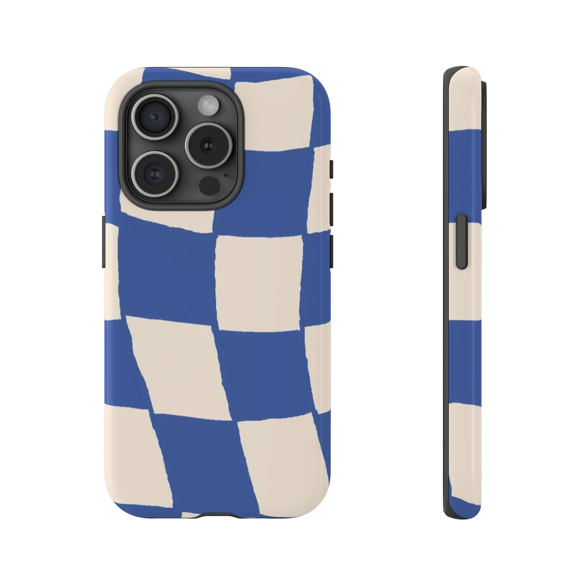 Blue Checkerboard | Tough Phone Case
