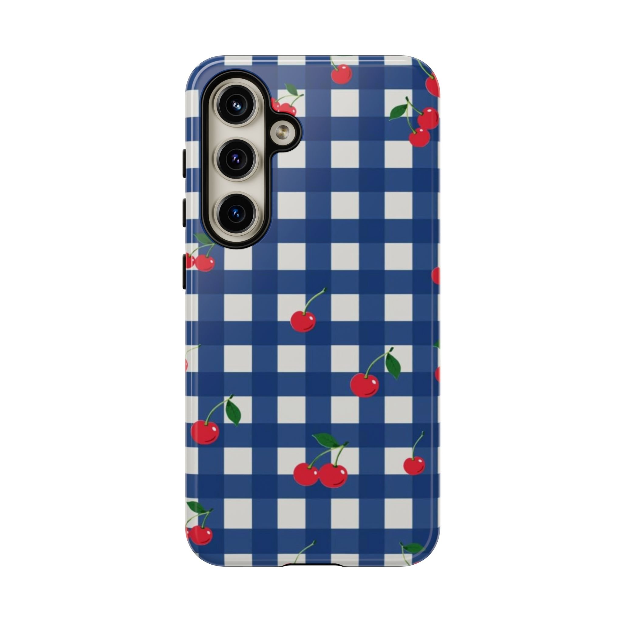 Cherry Gingham | Tough Phone Case