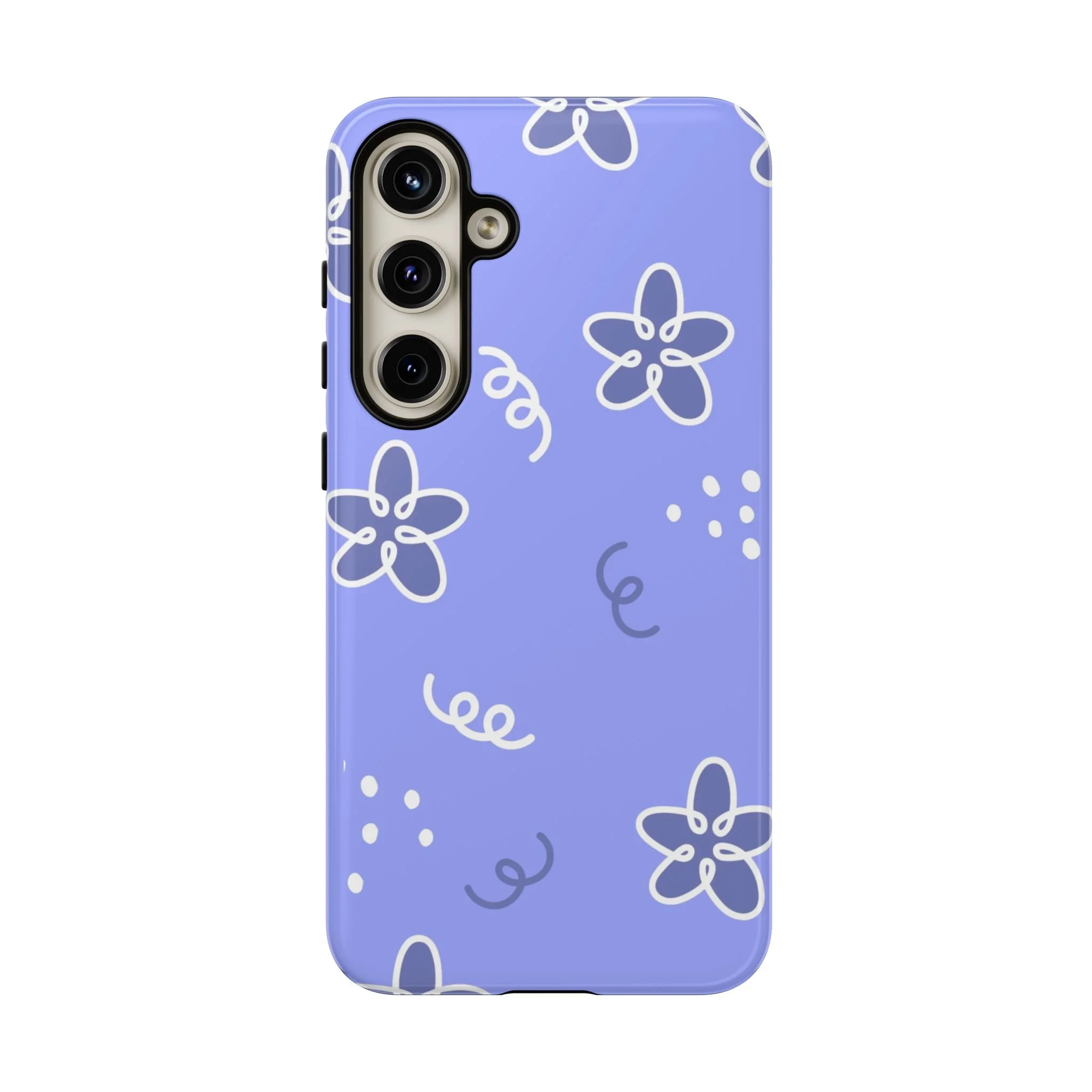 Purple Floral | Tough Phone Case