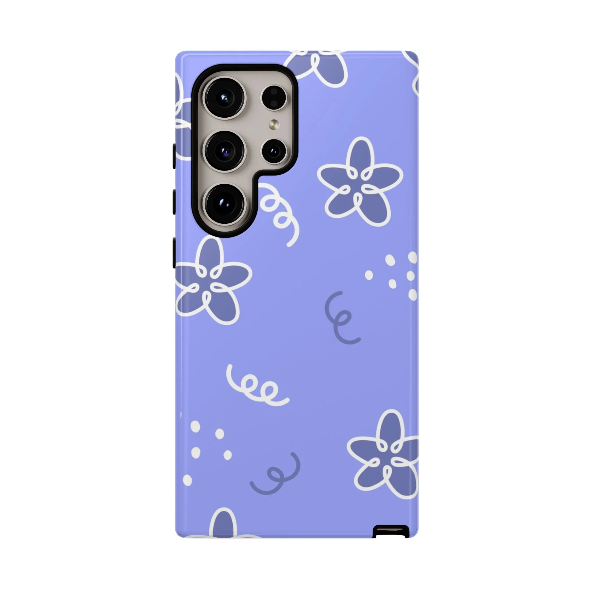 Purple Floral | Tough Phone Case