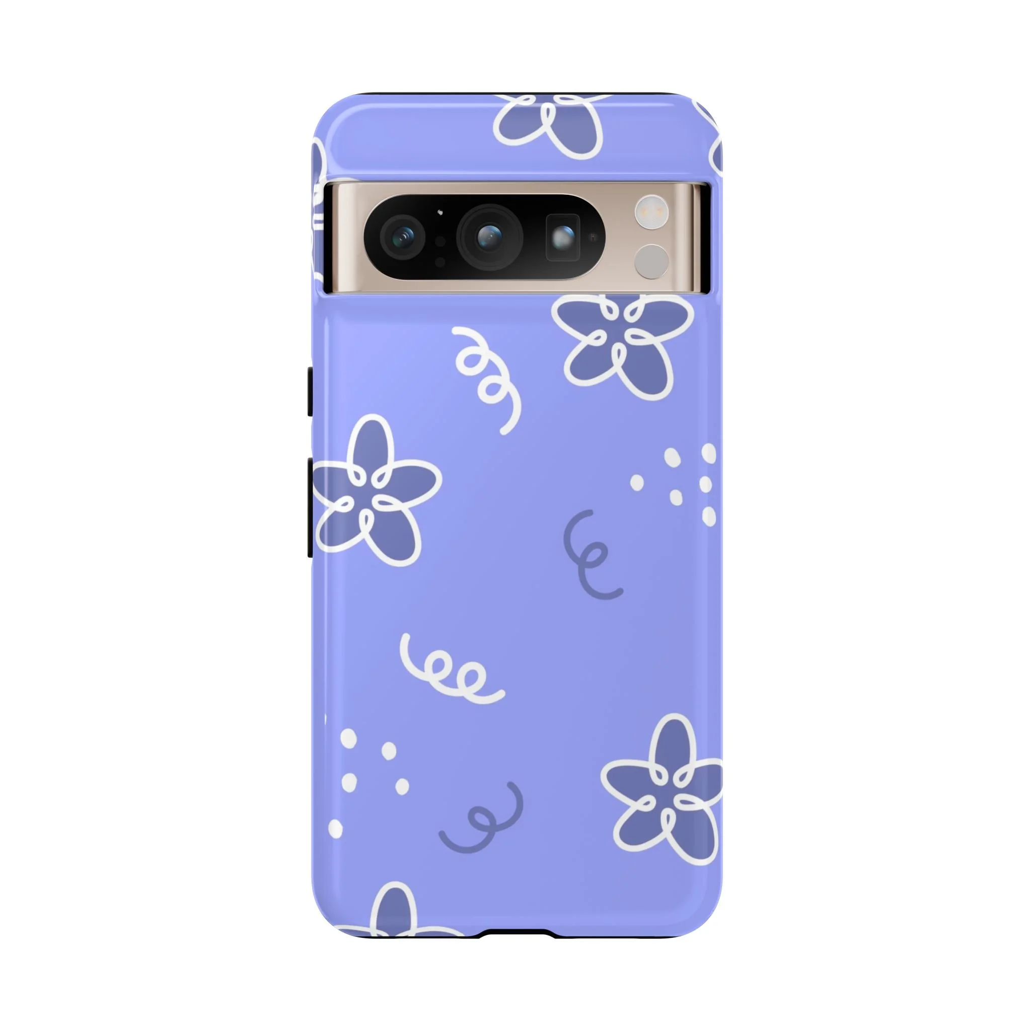Purple Floral | Tough Phone Case