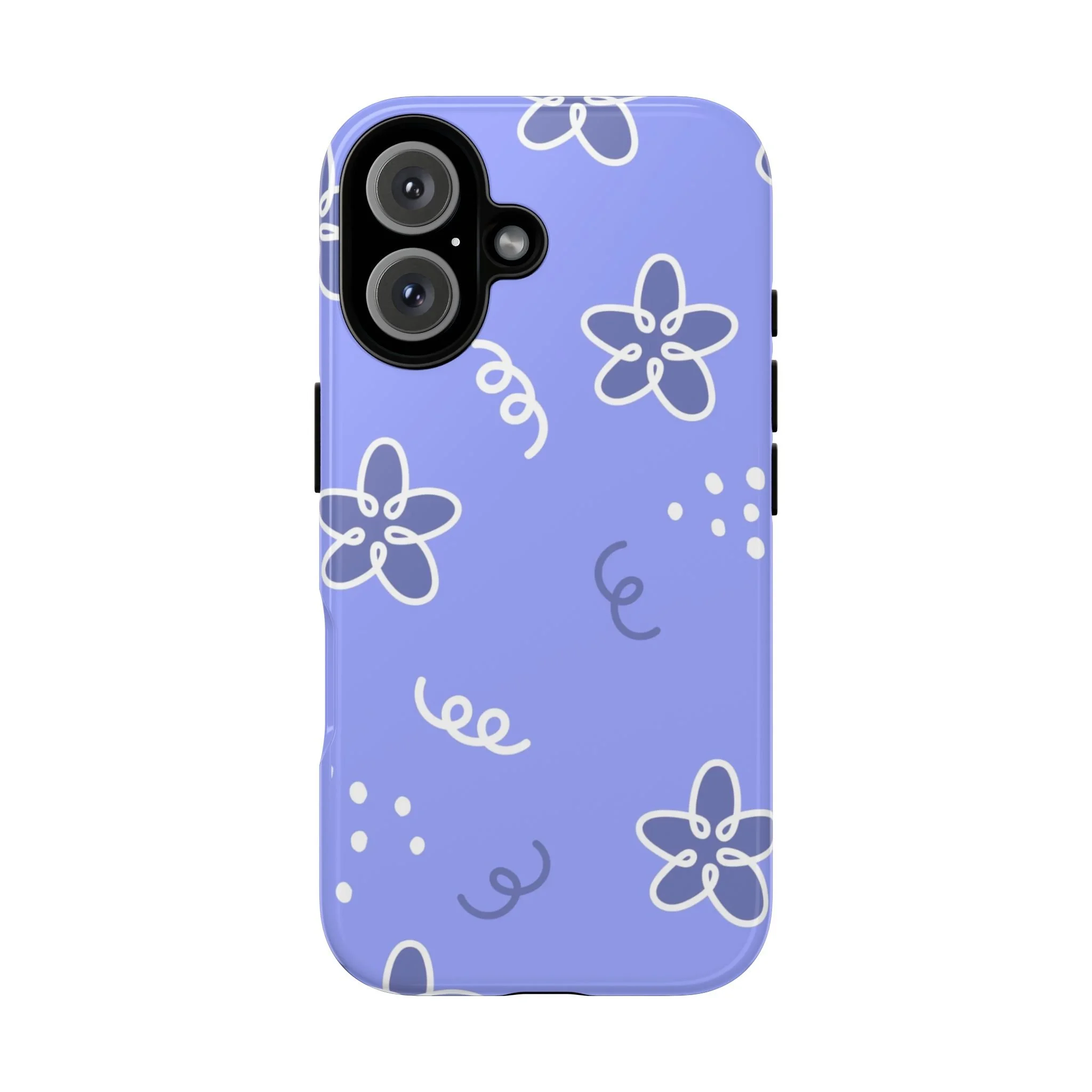 Purple Floral | Tough Phone Case